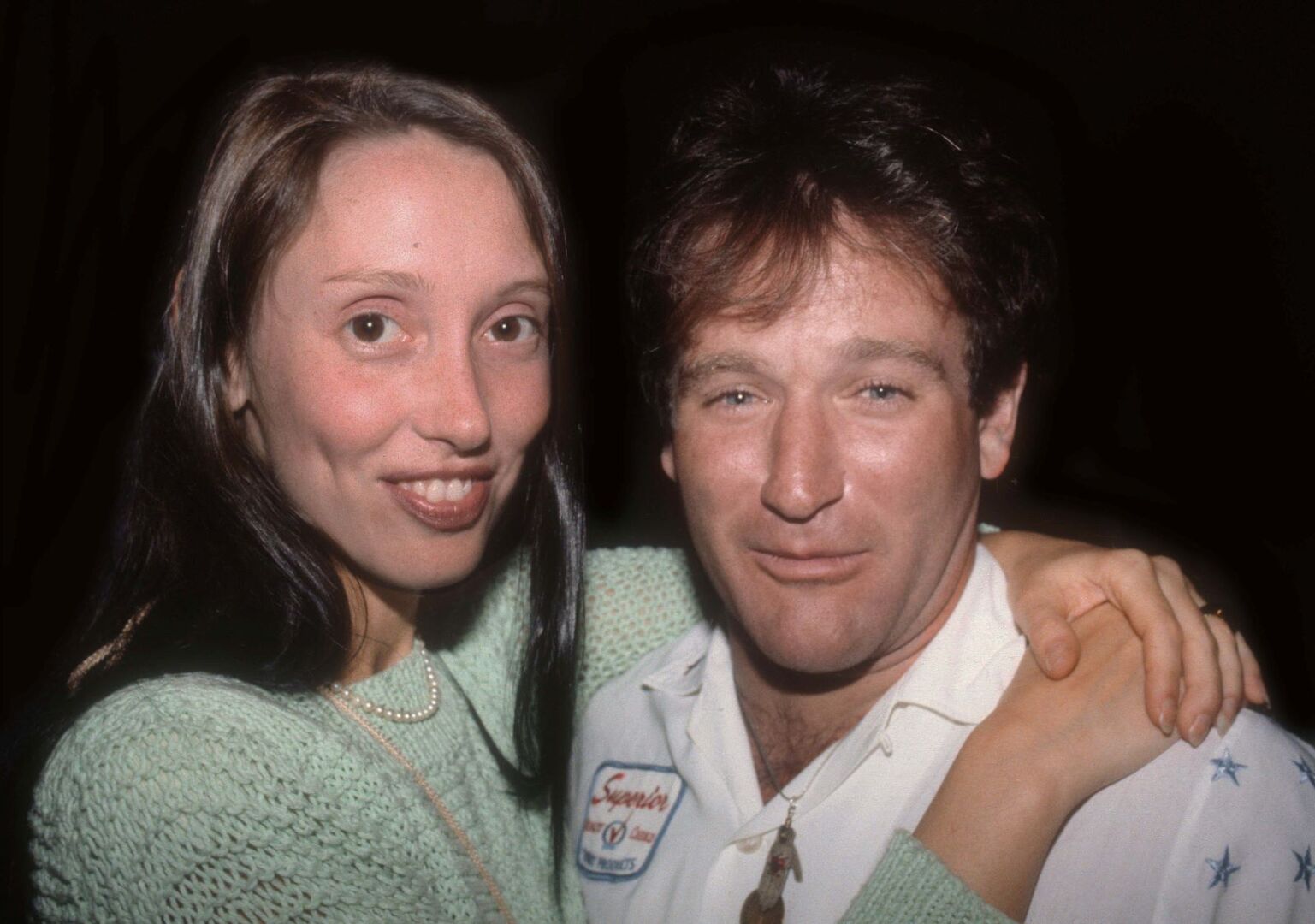 Shelley Duvall und Robin Williams.