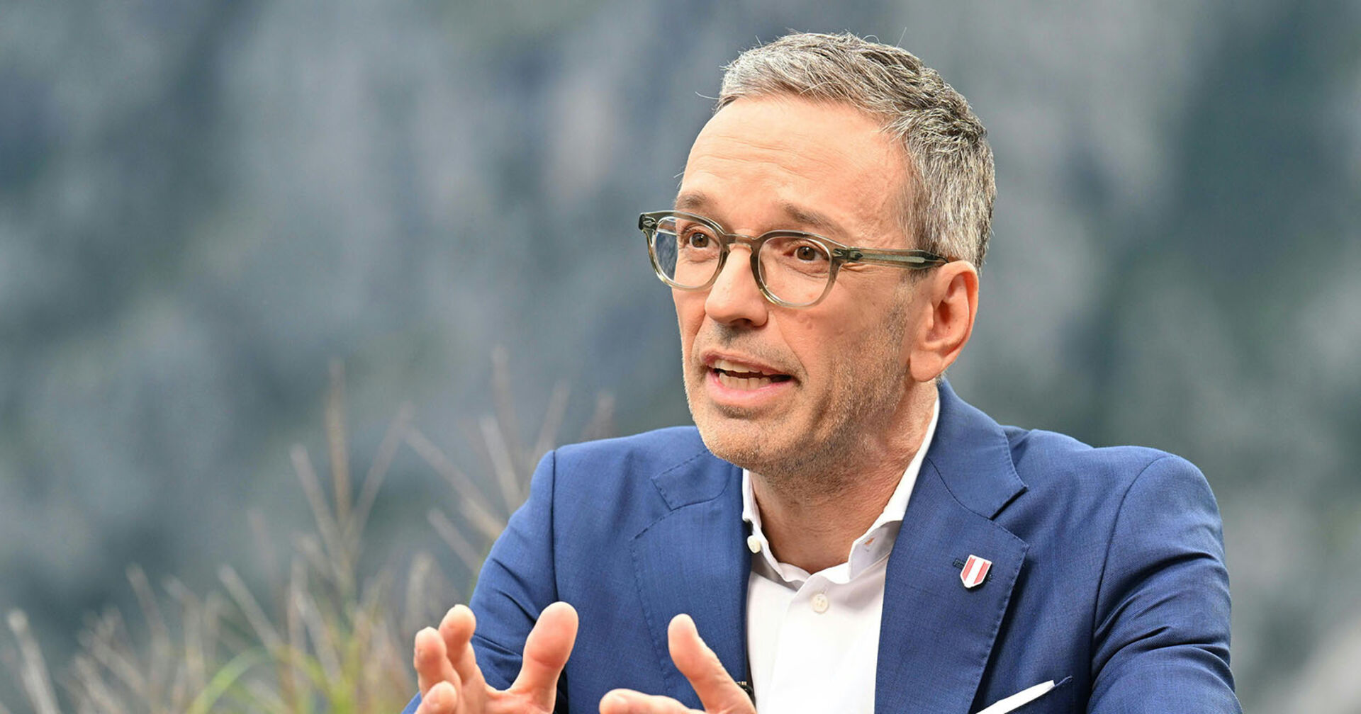 FPÖ-Chef Herbert Kickl im Rahmen des ORF-Sommergesprächs 2024