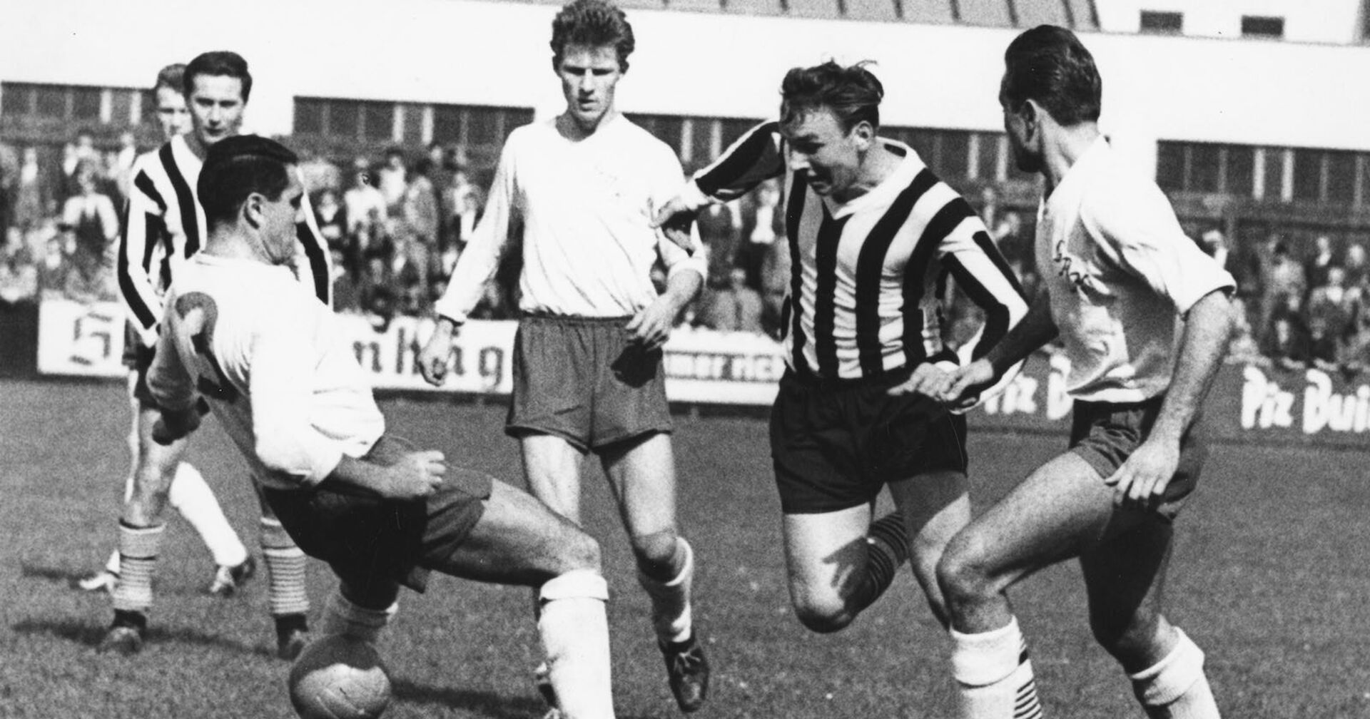 Fotoaufnahme eines Spiels im Jahr 1962.