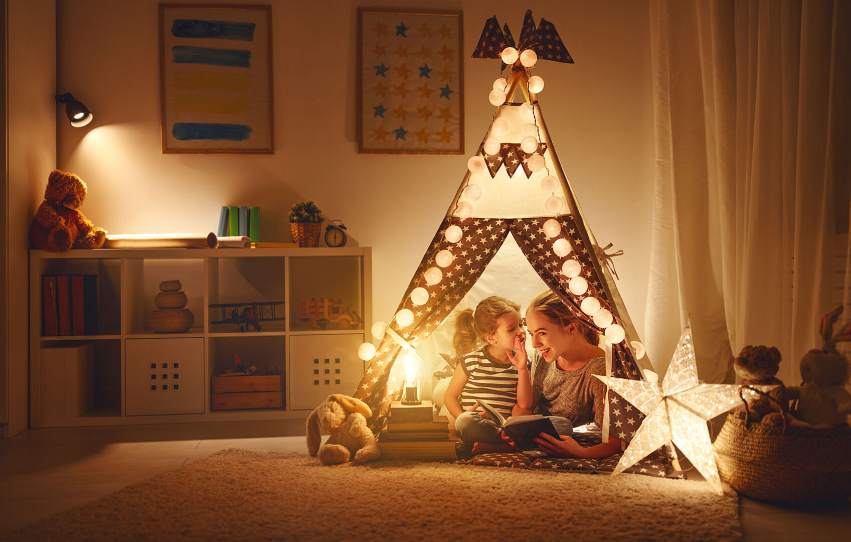 Lampions im Kinderzimmer | Credit: iStock.com/evgenyatamanenko