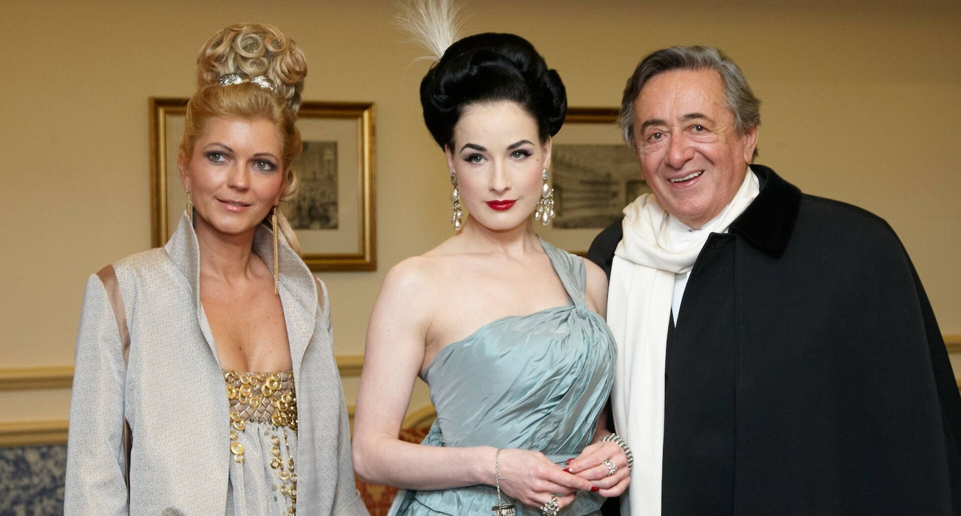 Dita Von Teese und Richard Lugner am Wiener Opernball