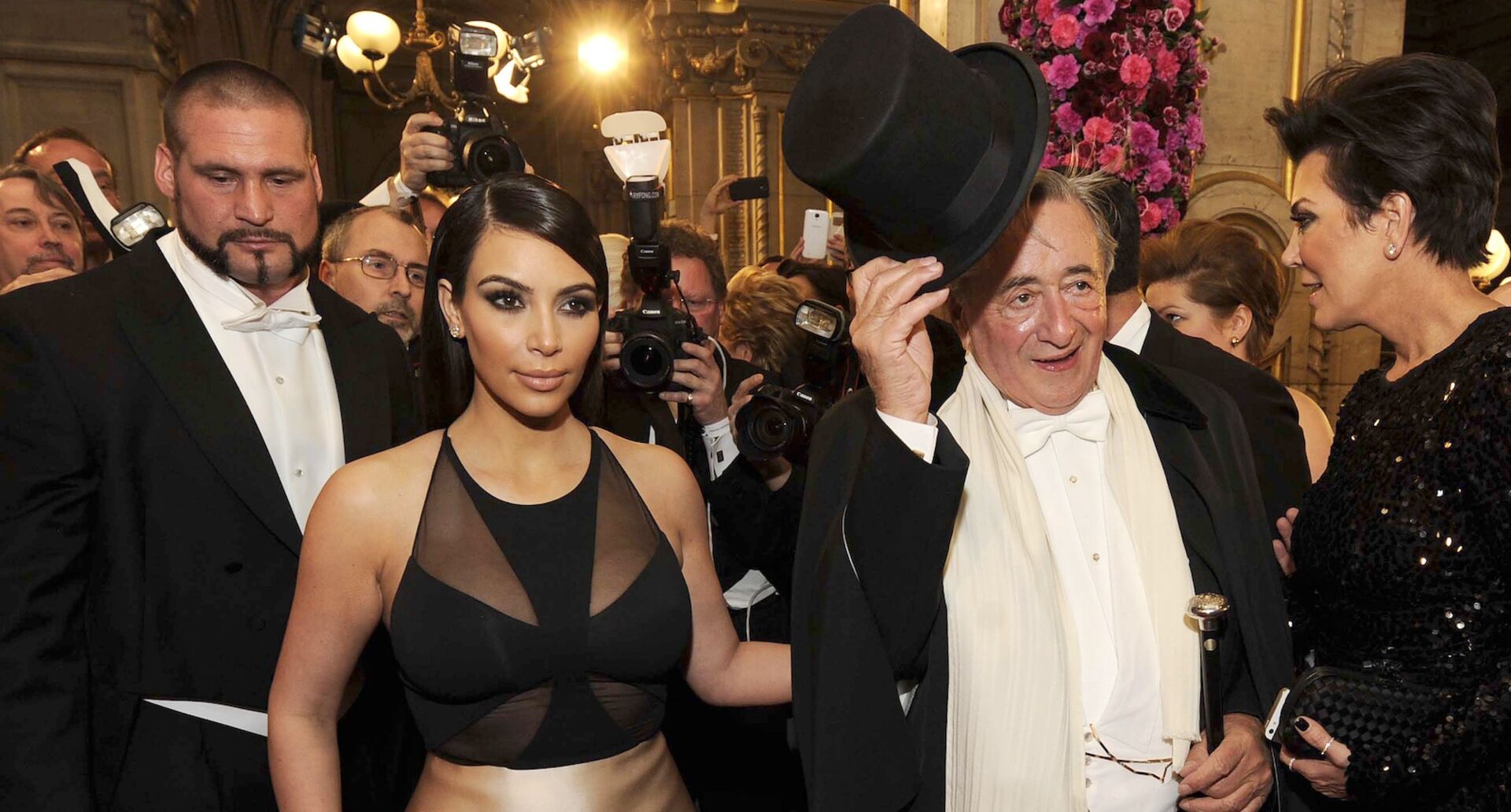 Kim Kardashian und Richard Lugner beim Opernball