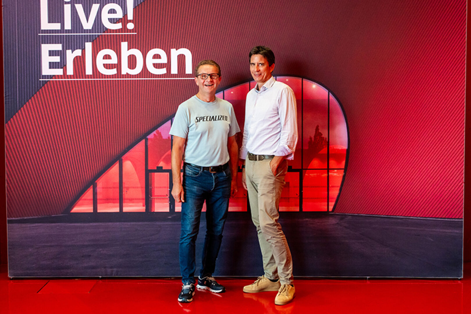 Johannes Natter (Sport Natter Mellau) und Alois Mätzler (mprove PR Agentur)