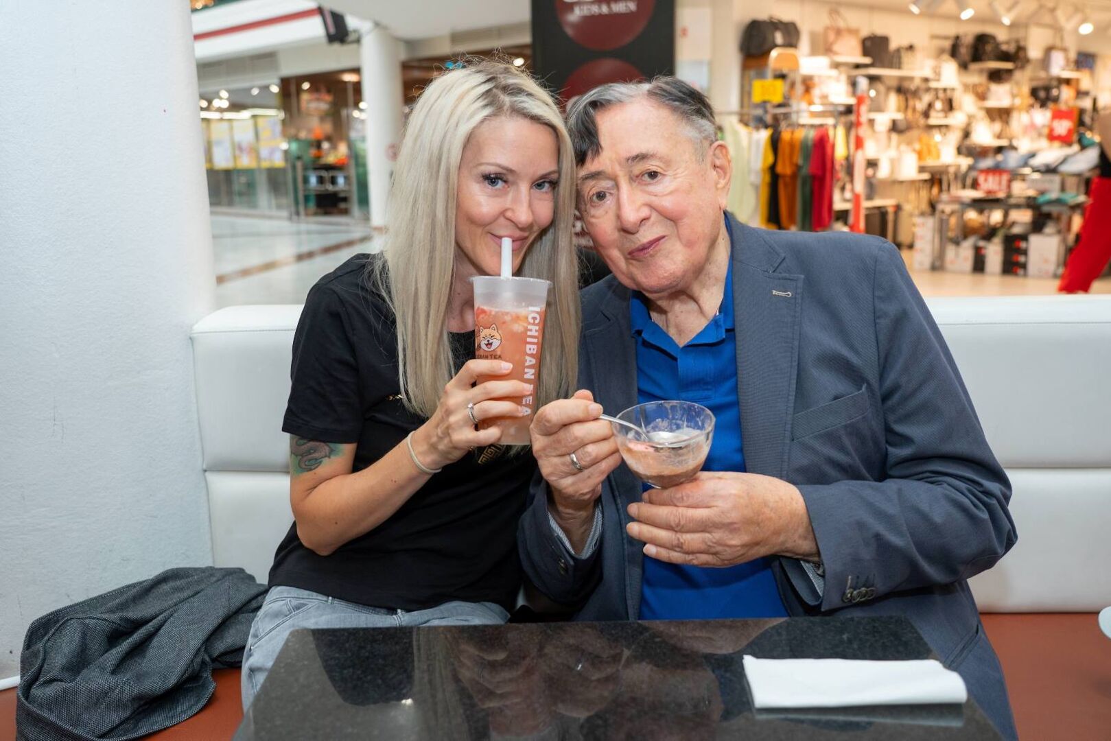 Richard Lugner und Simone Reinländer