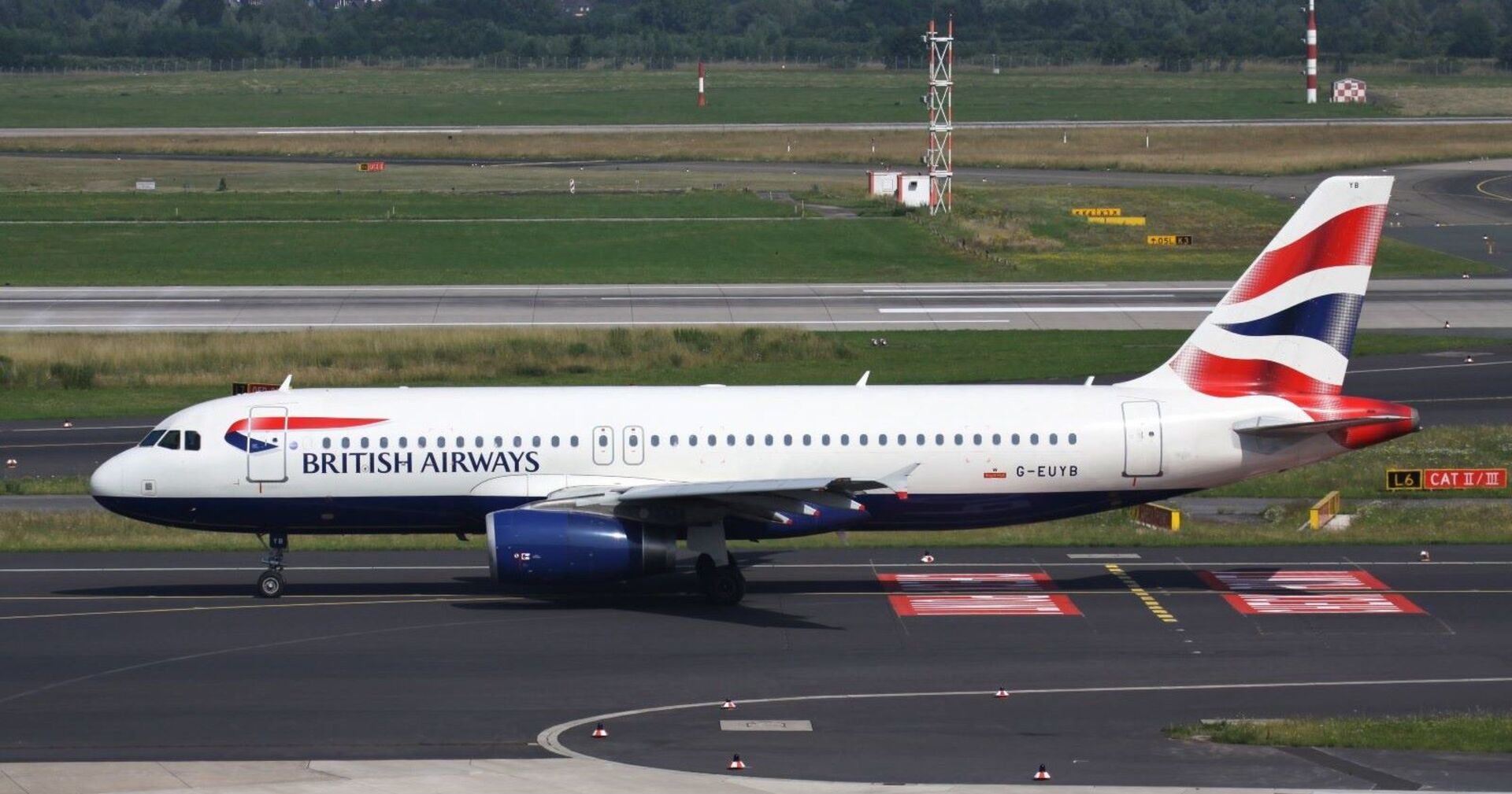 Ein Flugzeug der British Airways.