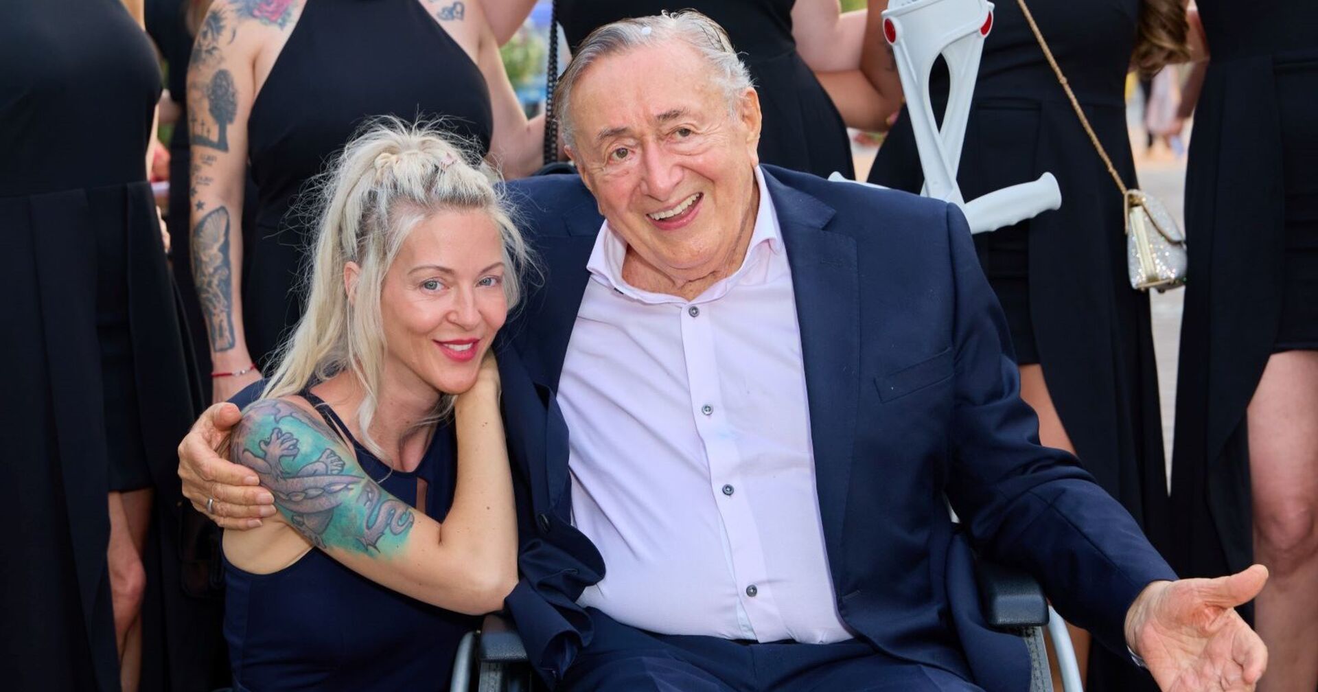 Simone und Richard Lugner in Mörbisch.