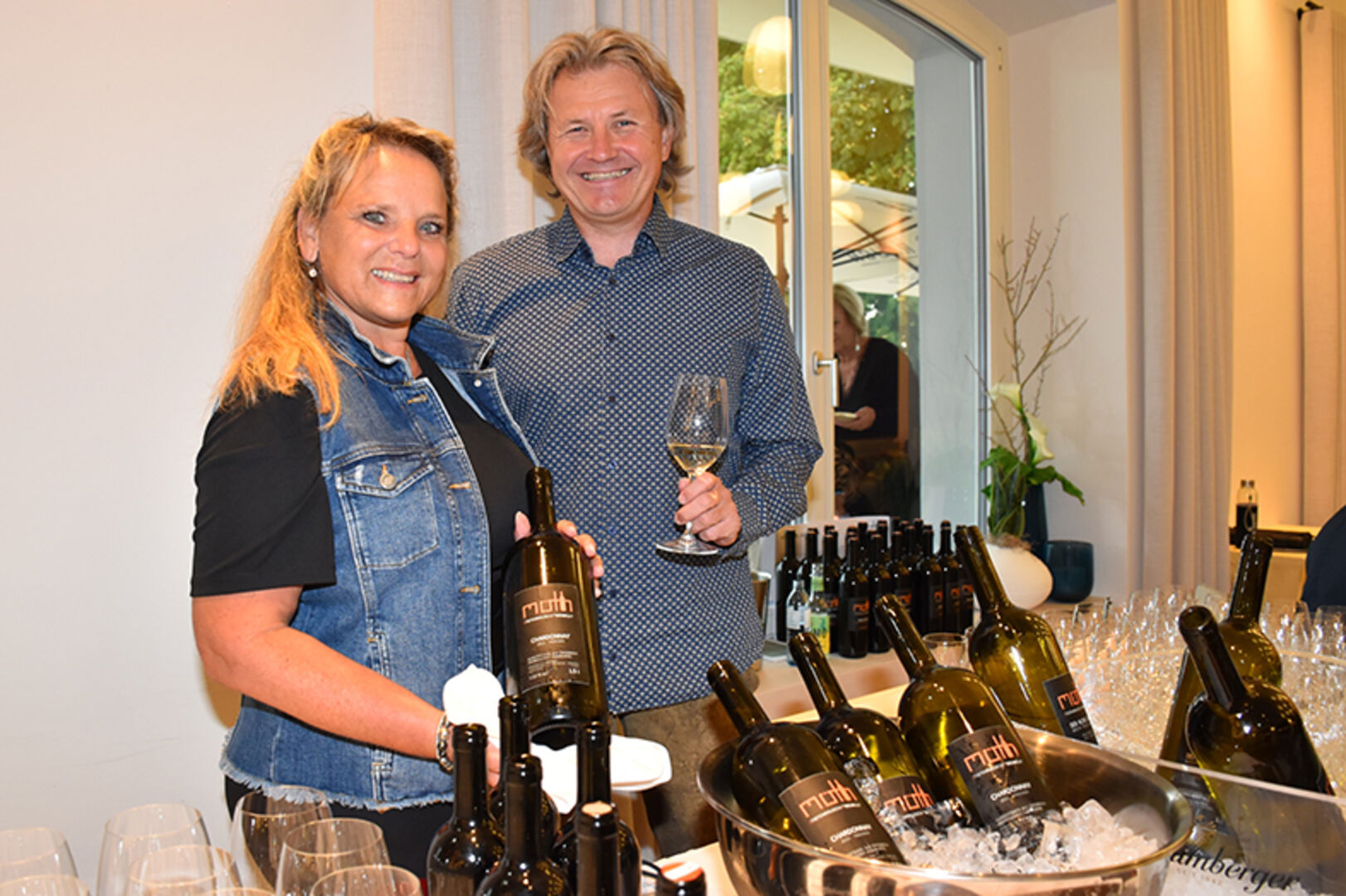 Michaela Möth (Möth Boutique-Weingut) und Jürgen