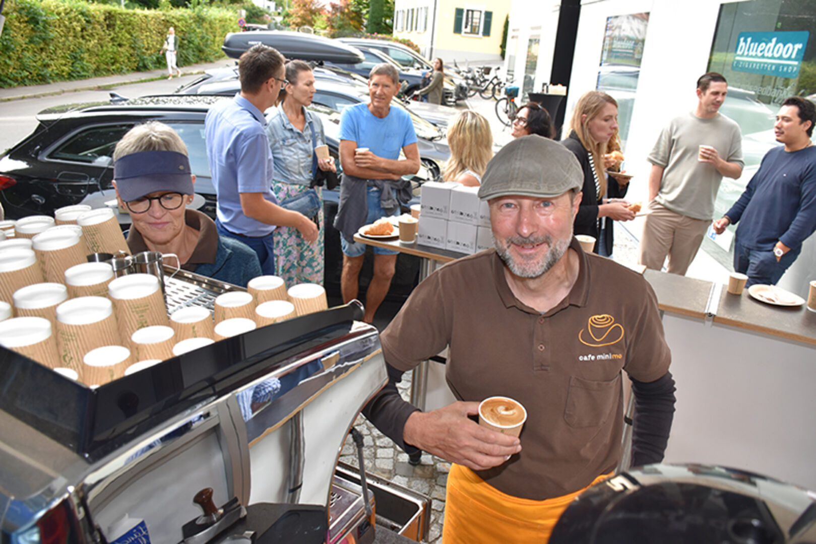 Kaffeegenuss gabs bei der mobilen Café-Bar „minimo“ von Ralf Becker.