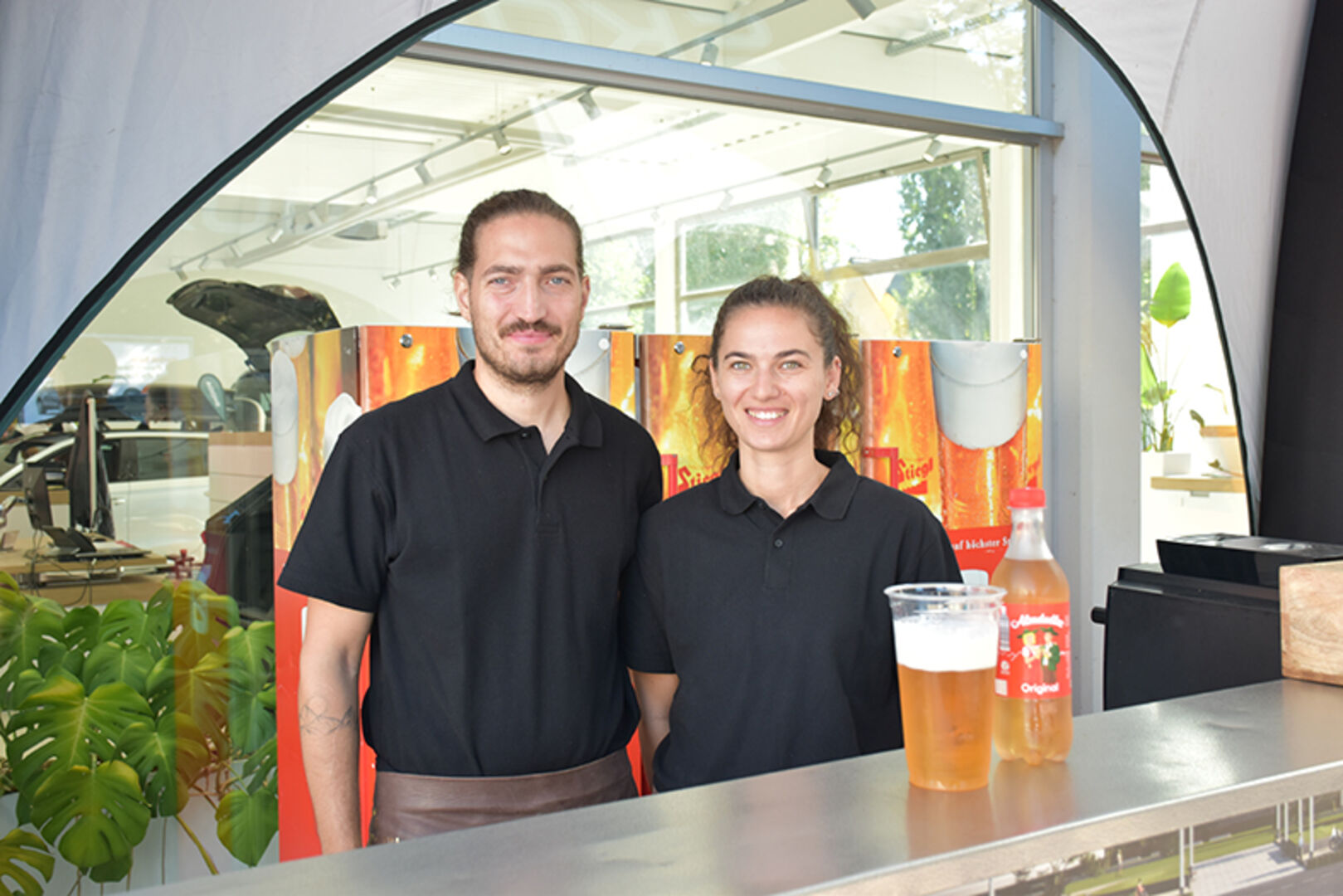 Christian Wolfsgruber und Evelyn Kronberger vom Gli Quattri Eventcatering aus Salzburg