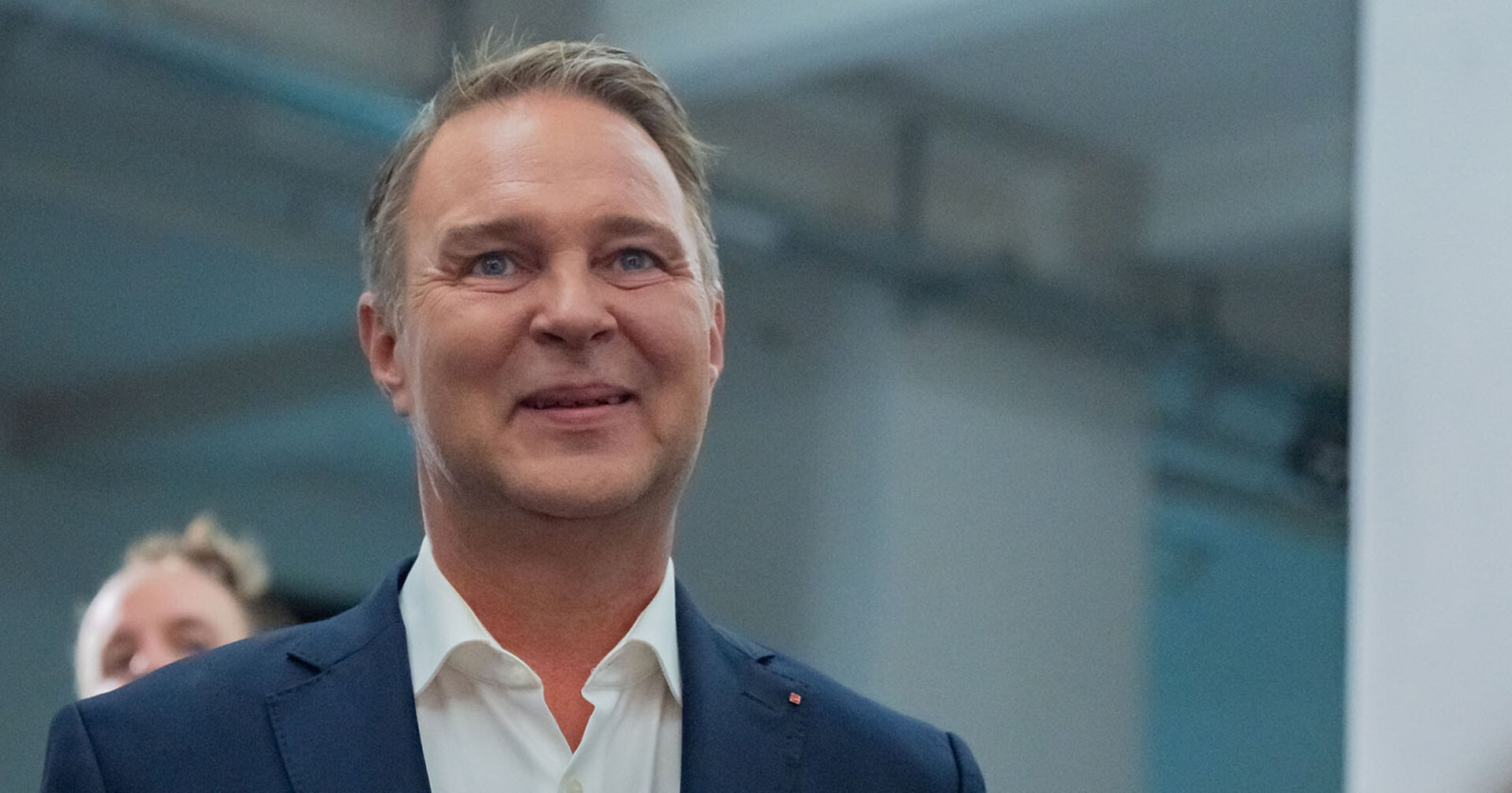 Andreas Babler im Rahmen einer Wahlkampf-Veranstaltung für die Nationalratswahl 2024