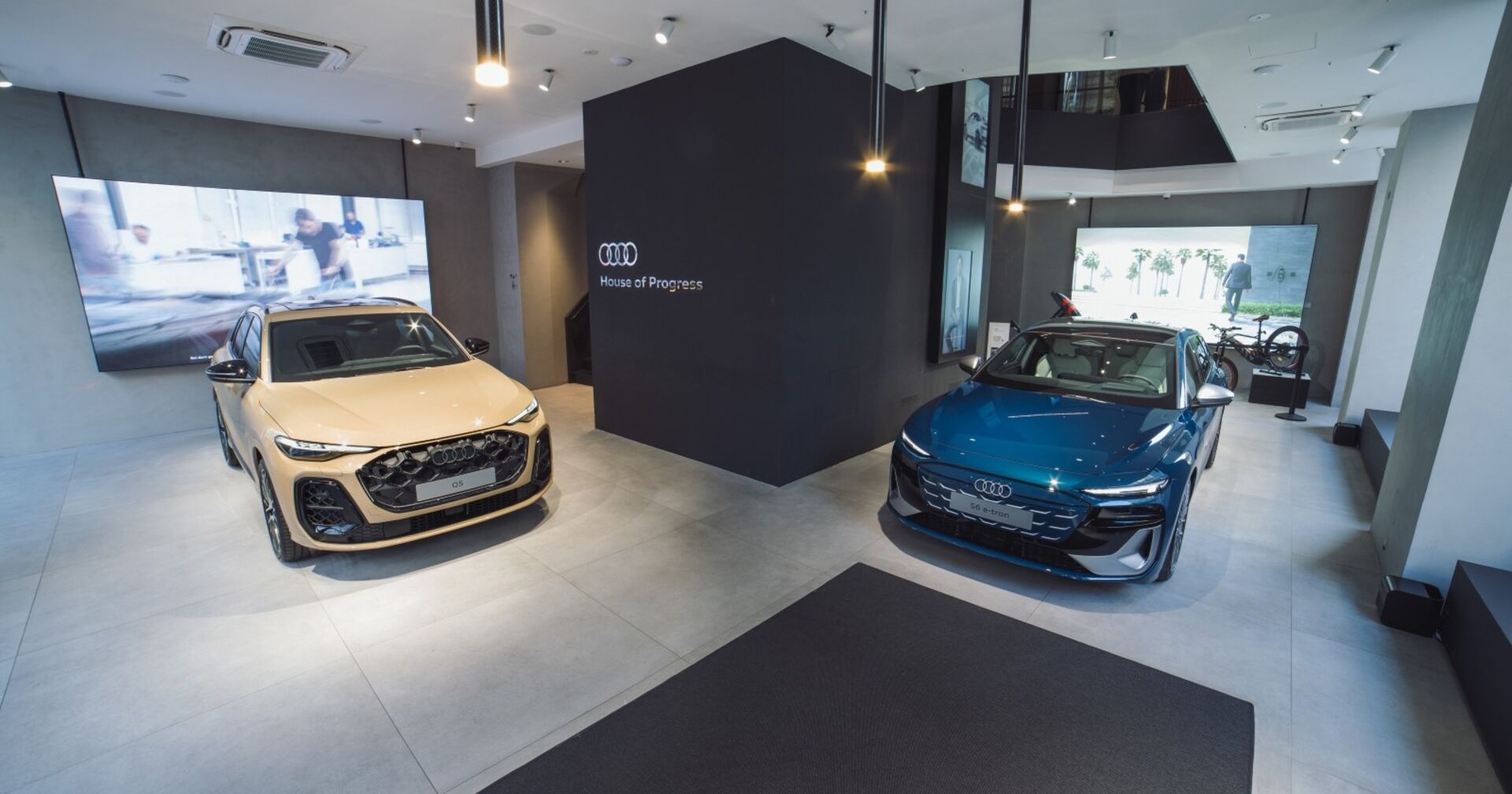 Audi Q5 und dem Audi A6 e-tron