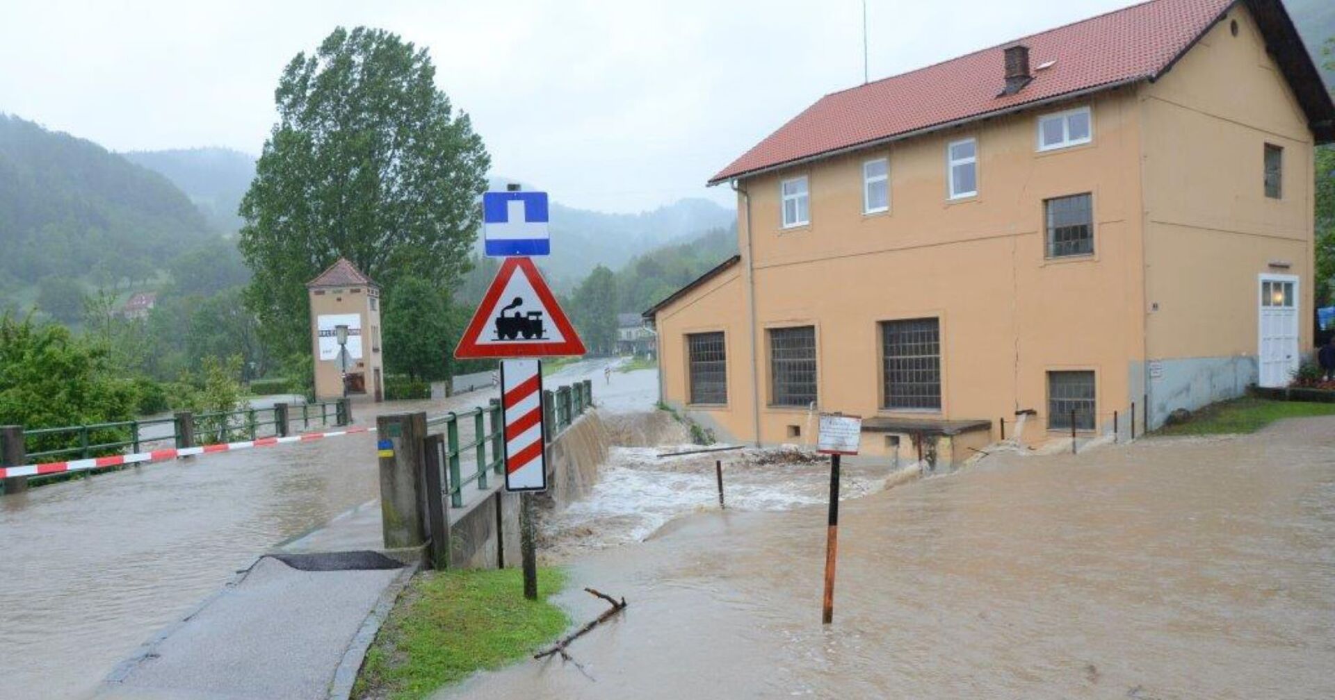 Einfahrt zur Stadtgemeinde Lilienfeld