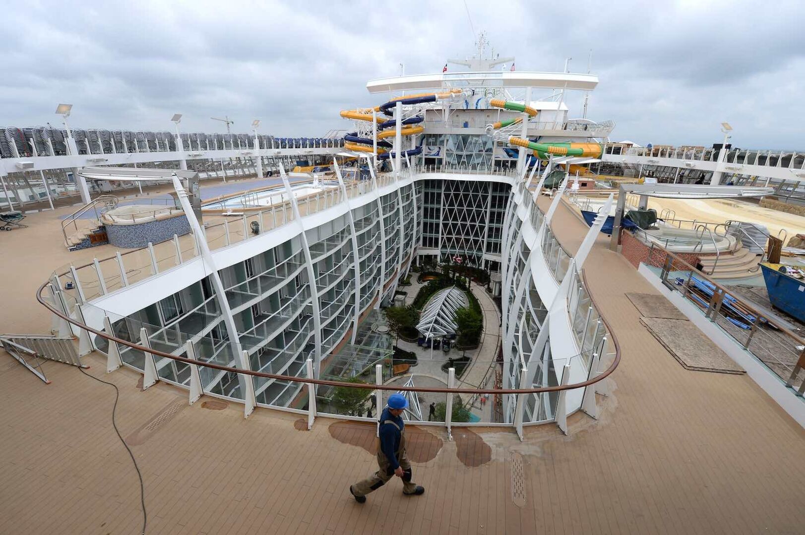 Das Atrium auf der Harmony of the Seas.