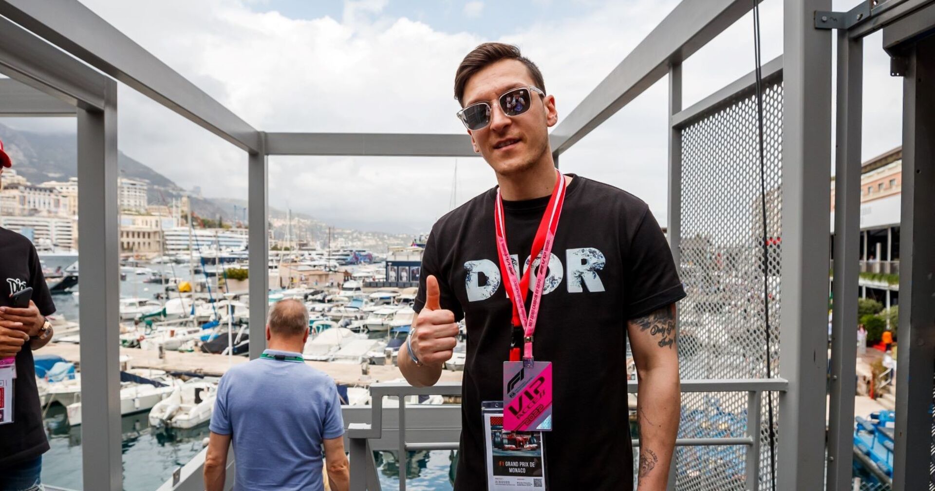 Mesut Özil beim Formel Eins Grand Prix in Monaco