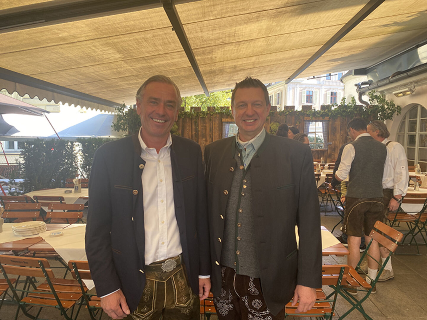 RA Stephan Wirth und Thomas Heiser (LBS Lochau) (v.li.)