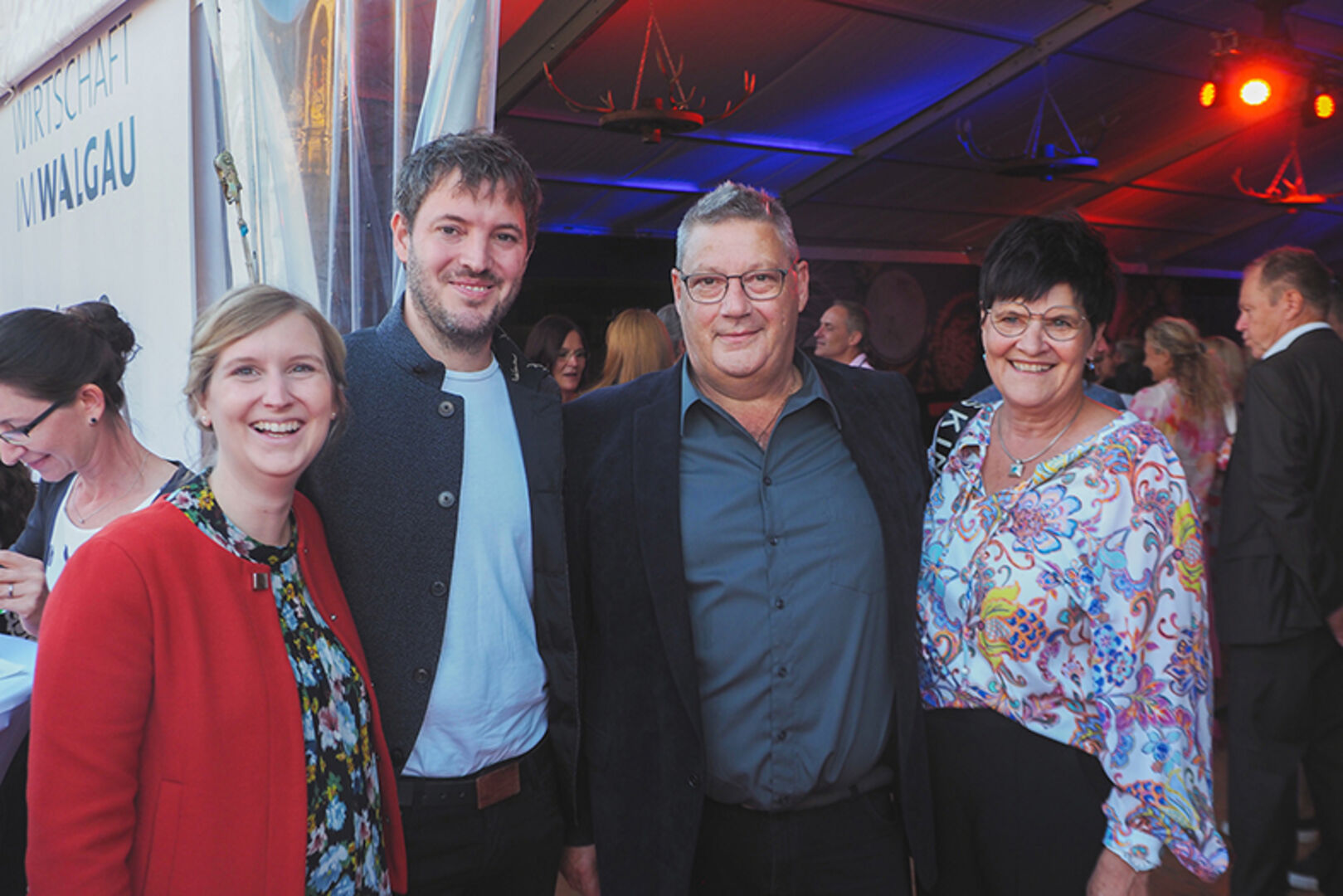 Janine, Lukas, Markus und Ingrid Jussel (Tischlerei Jussel, Nenzing) (v. li.)