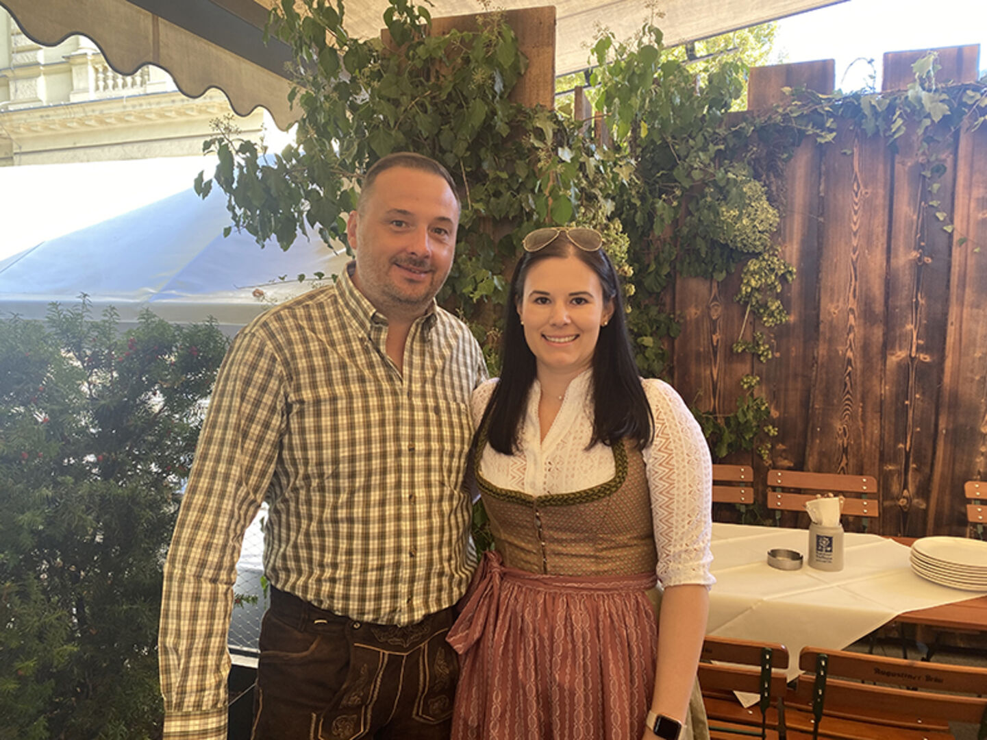 Andreas Weishäupl und  Vanessa Lenz aus Bregenz