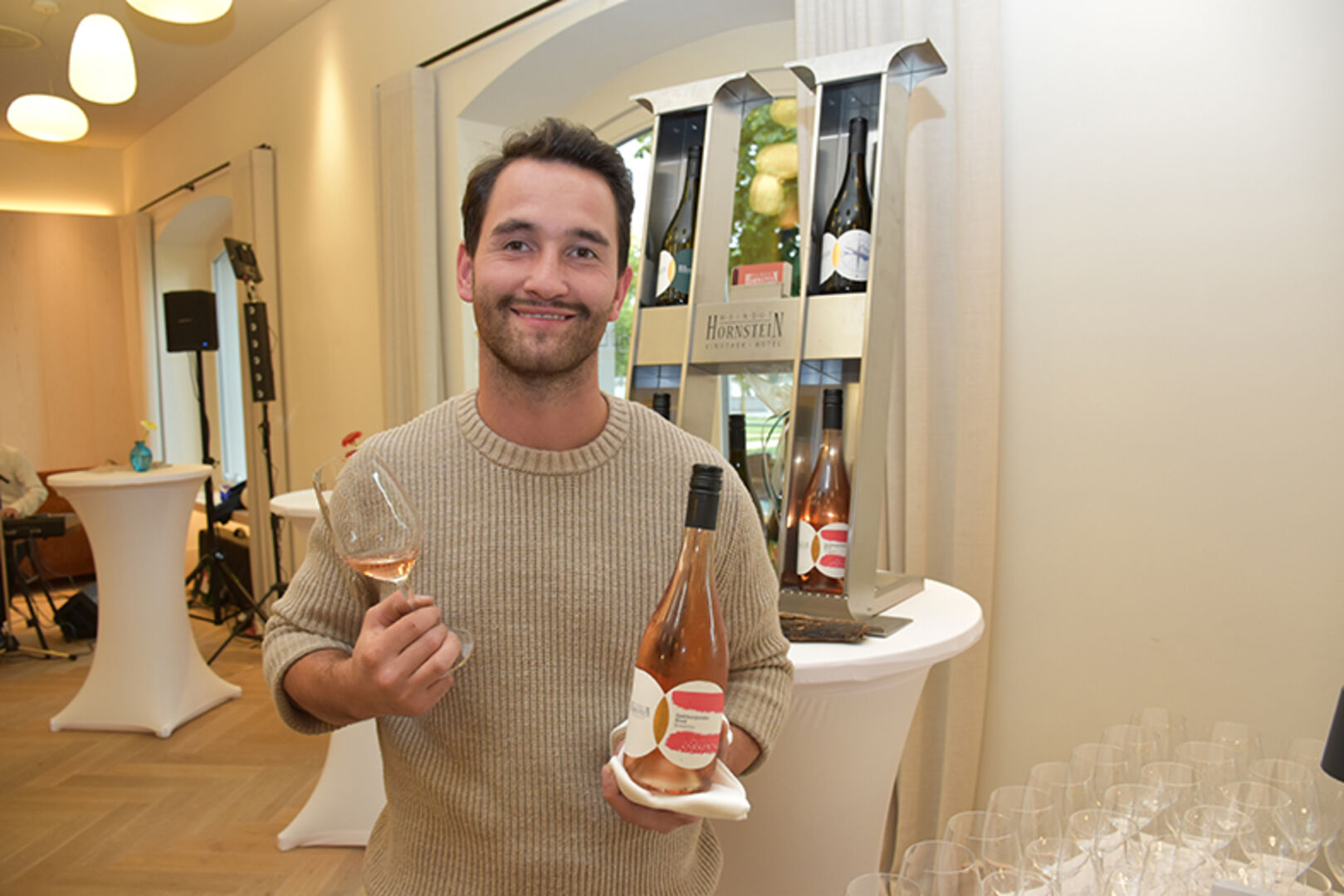 Winzer Josef Hornstein (DE) mit „Spätburgunder Rose“ aus Lochau