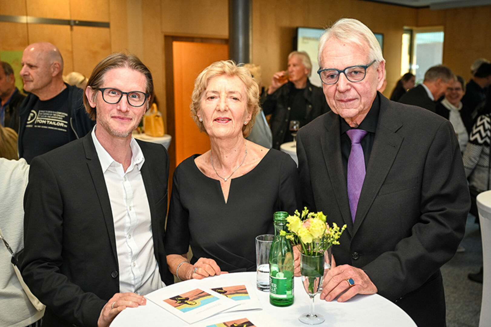 Robert Deflorian (Sparkasse) und Hildegard Breiner (Bregenz)
