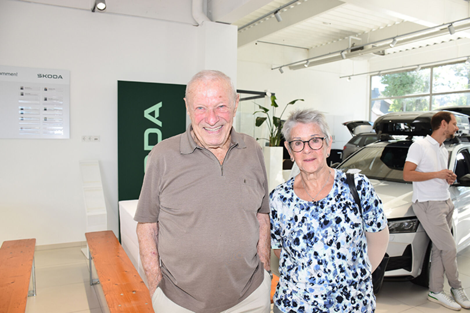 Fabia-Fahrer Willi und Waltraud Lörenz aus Wolfurt