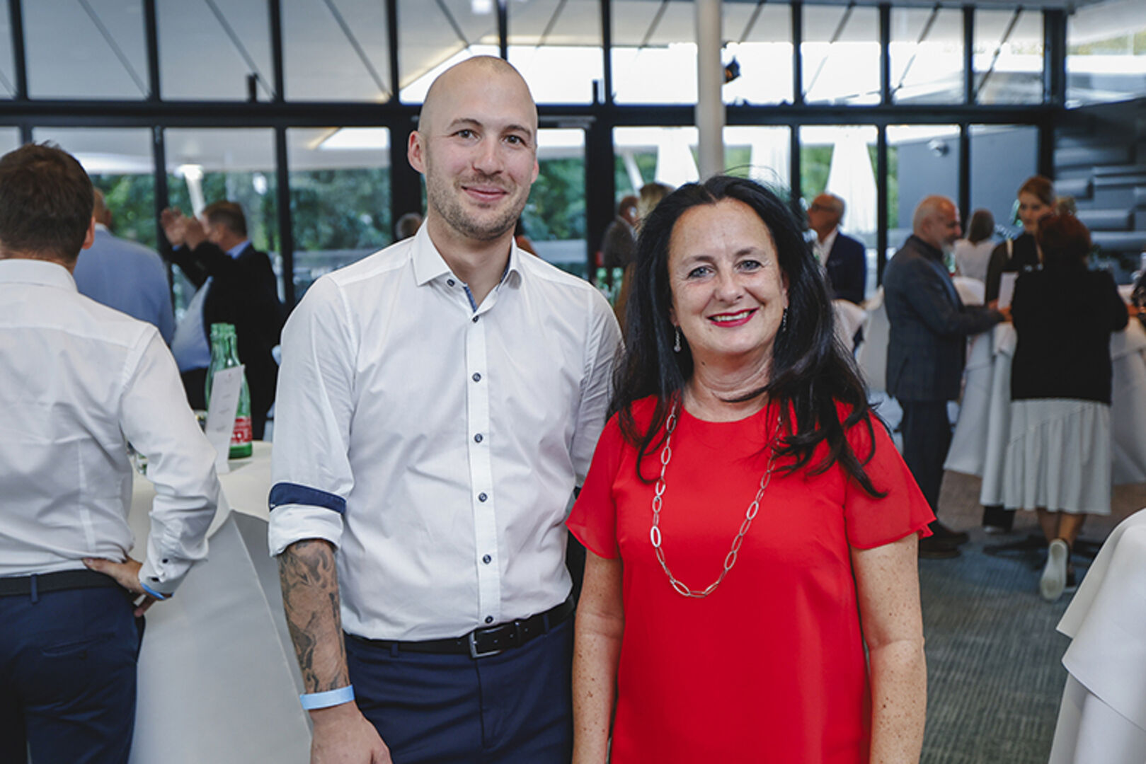 Dir. Stv. Thomas Kathan und Dir. Barbara Bergmeister Keckeis (Landes­berufschule Feldkirch)