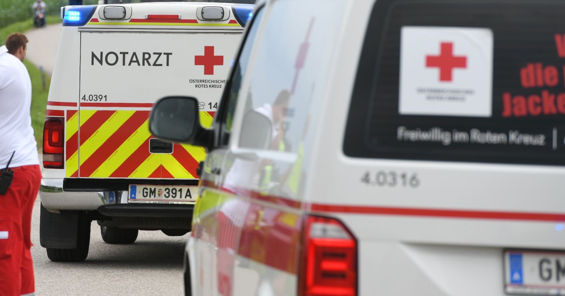 Rettungspersonal im Einsatz