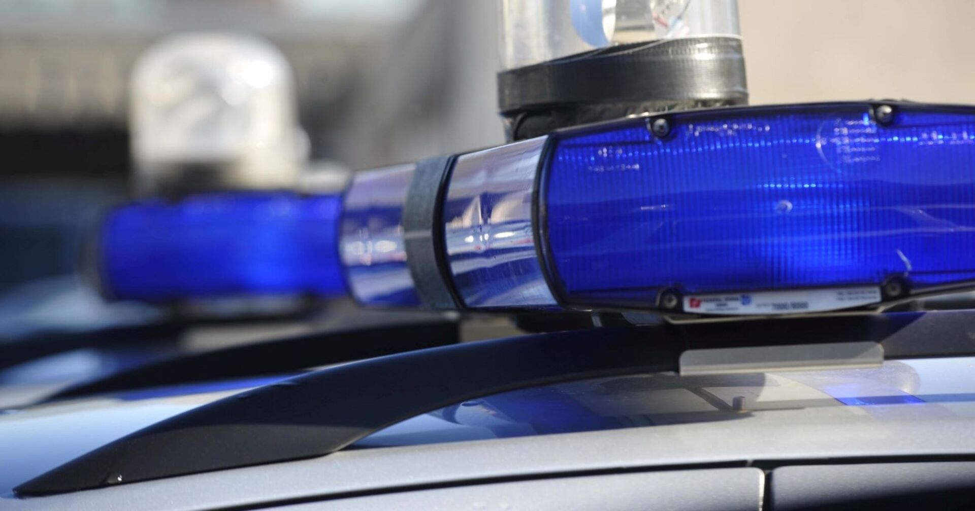 Ausgeschaltete Sirenen auf Dach von Polizeiwägen