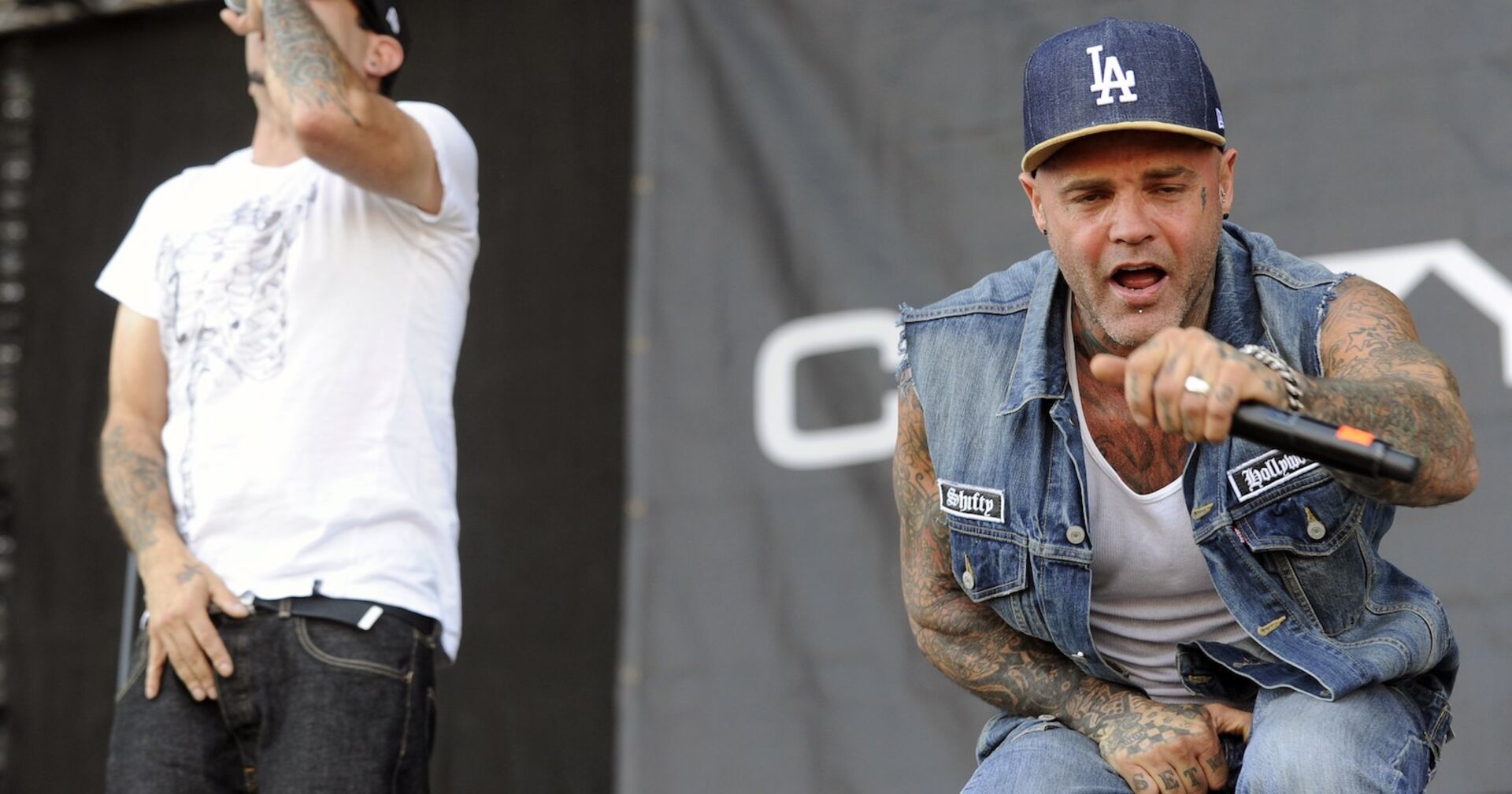 Shifty Shellshock auf der Bühne.