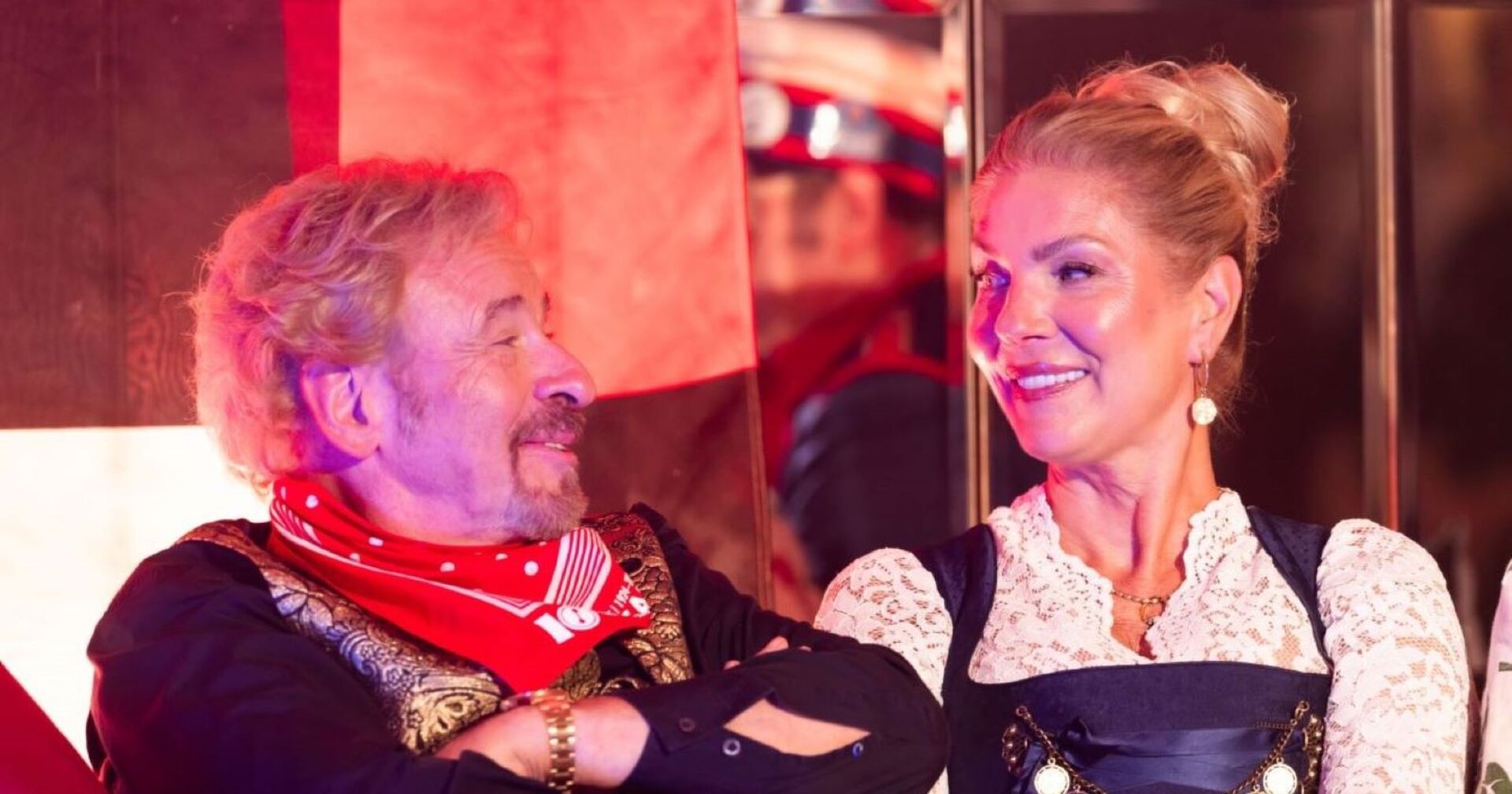 Thomas Gottschalk mit seiner Frau Karina Mroß.