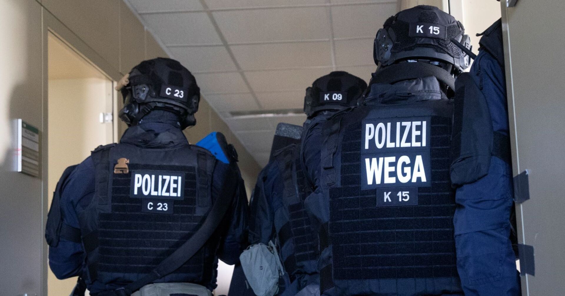 WEGA-Beamte im Einsatz