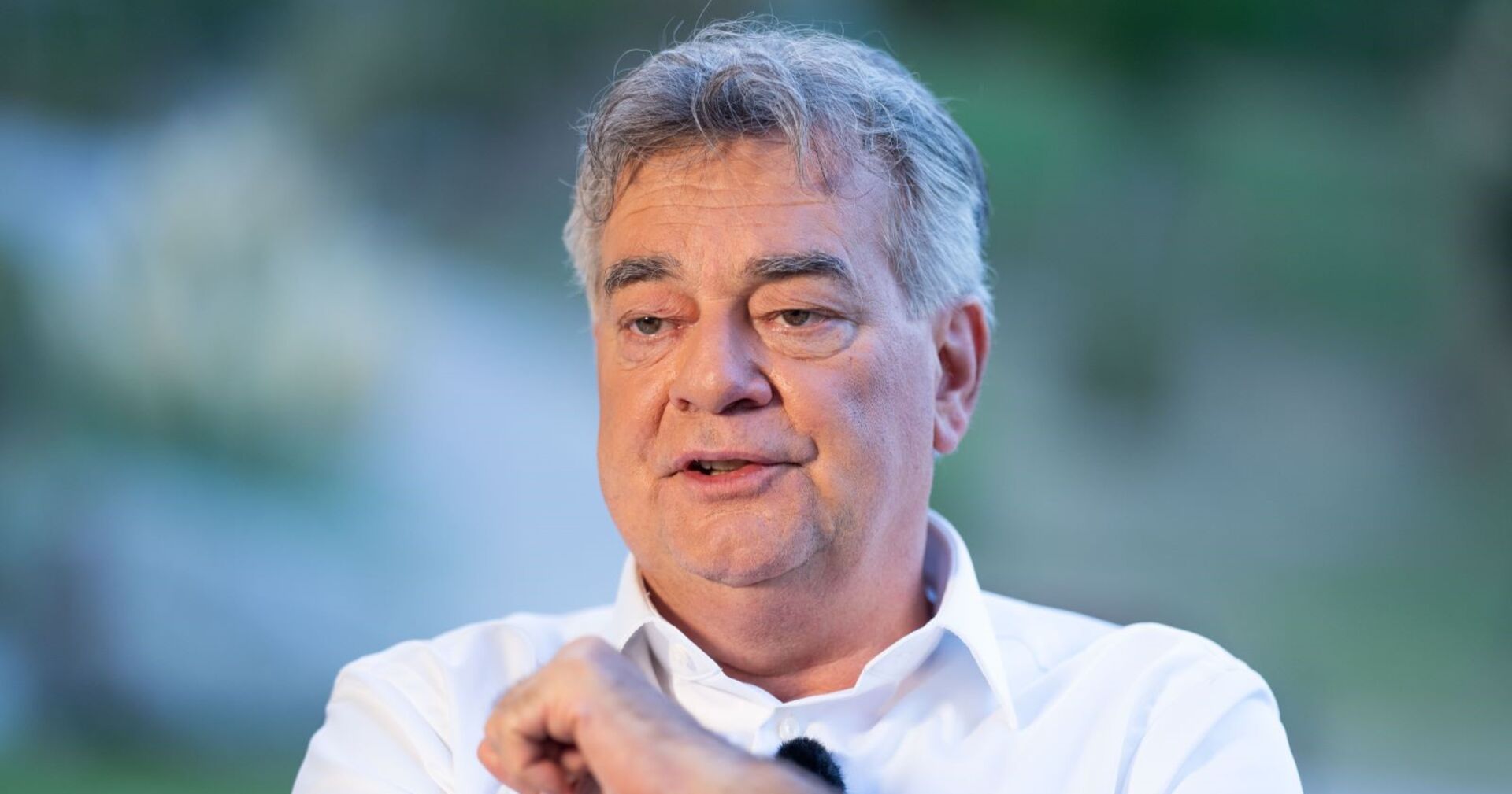 Werner Kogler im Interview mit der APA