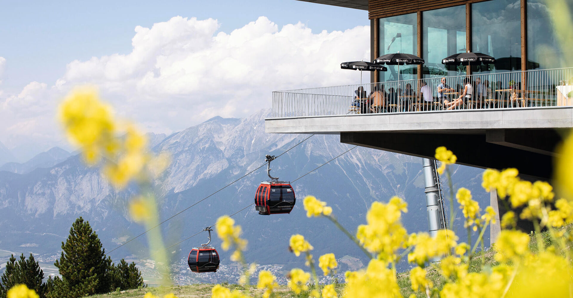 Am Patscherkofel  finden auf fast 2.000 Metern Höhe Seminare und Events statt.