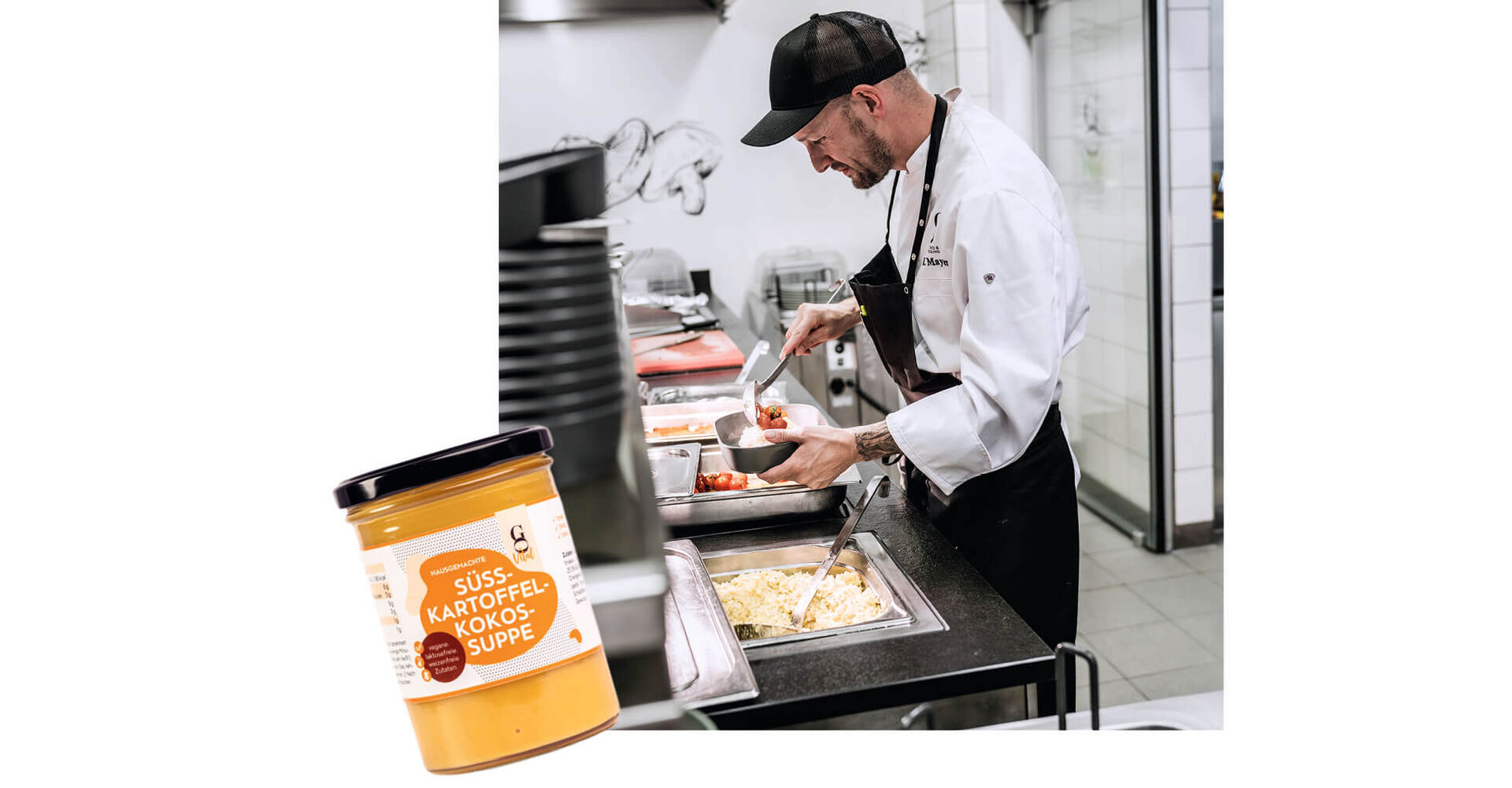 Frisch gekocht: Sowohl in der Kantine als auch für die „Kulinarik im Glas“.