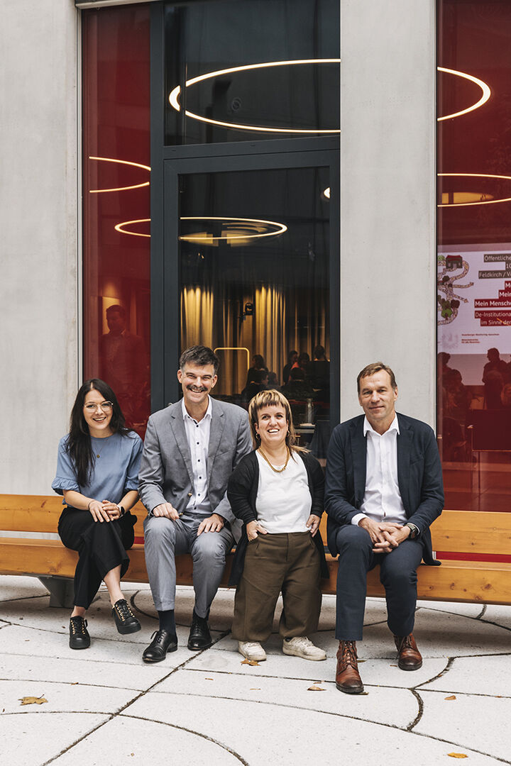 Melanie Wilhelmer (VMA), Tobias Buchner (UMA), Daniela Rammel (UMA) und Klaus Feurstein (VMA).