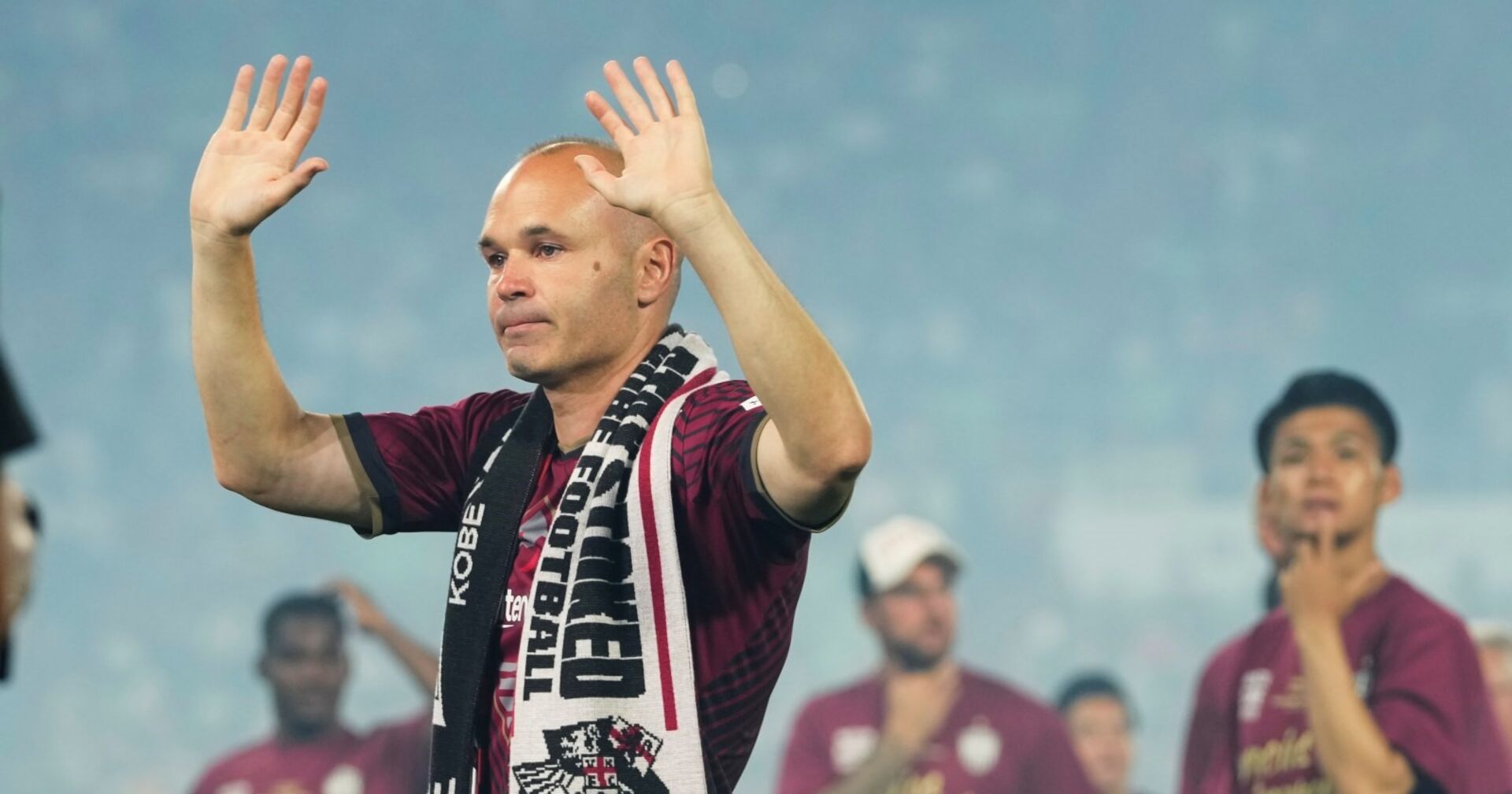 Andres Iniesta bei seinem letzten Spiel für den japanischen Verein Vissel Kobe