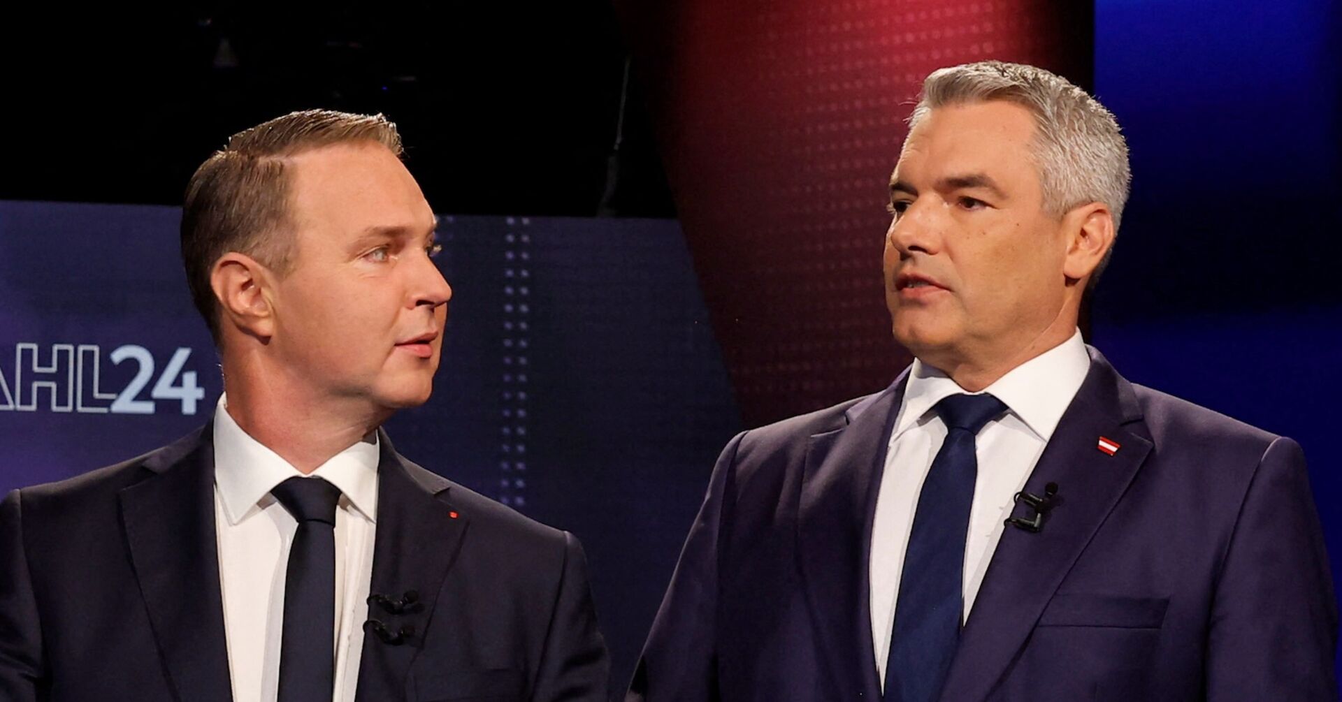 Andreas Babler und Karl Nehammer haben in den Debatten vor der Wahl große Differenzen durchblitzen lassen.