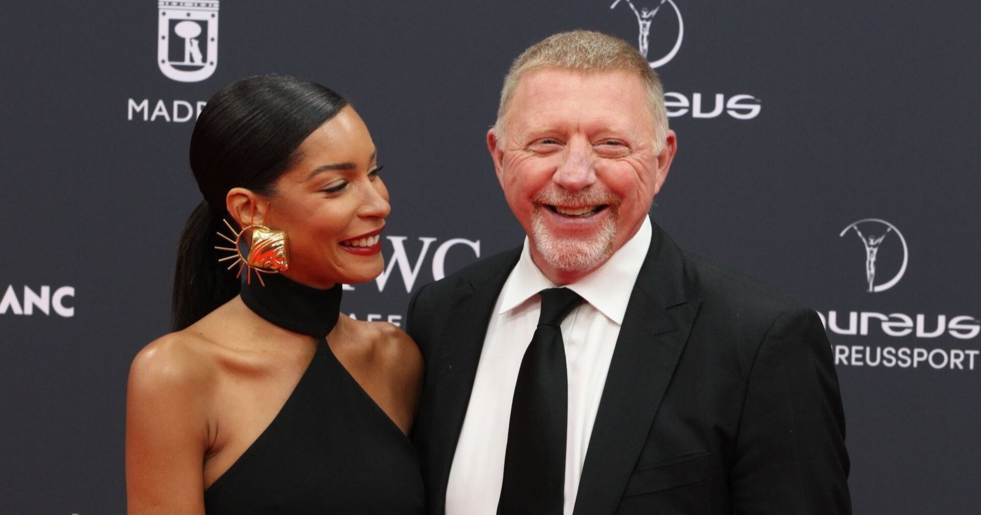 Boris Becker glücklich neben seiner Lilian.