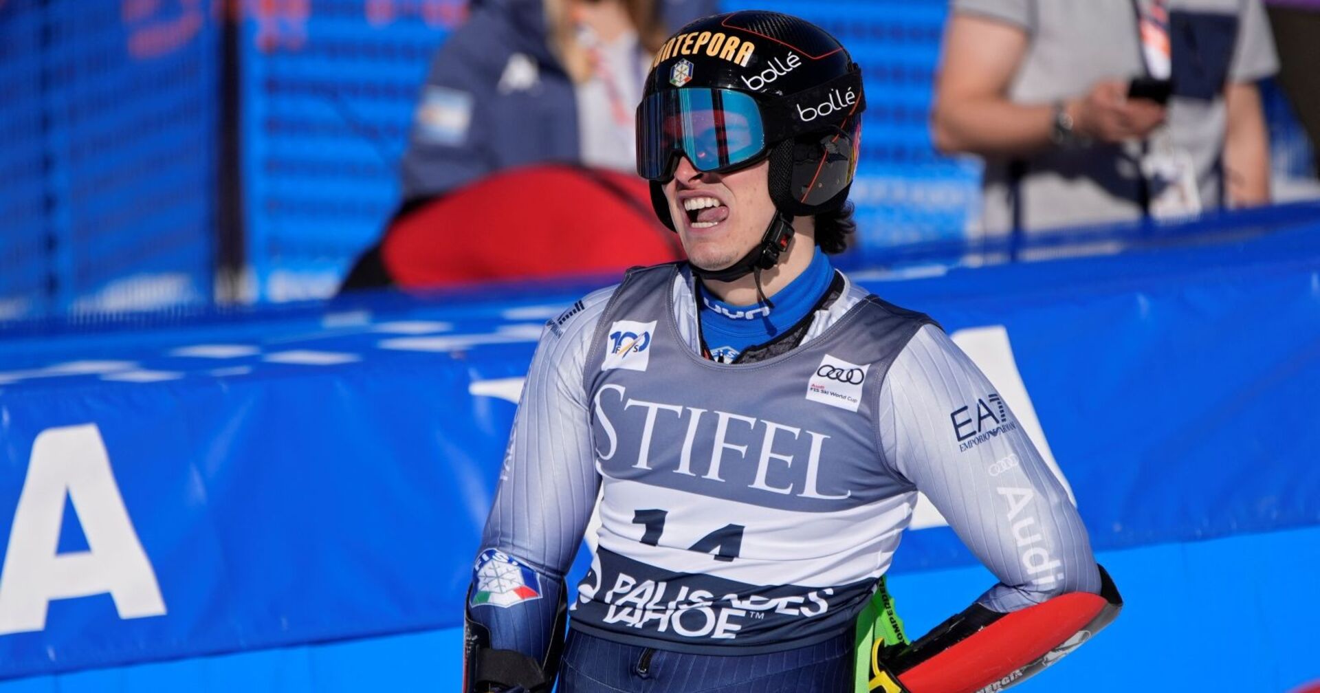 Filippo Della Vite im Zielraum