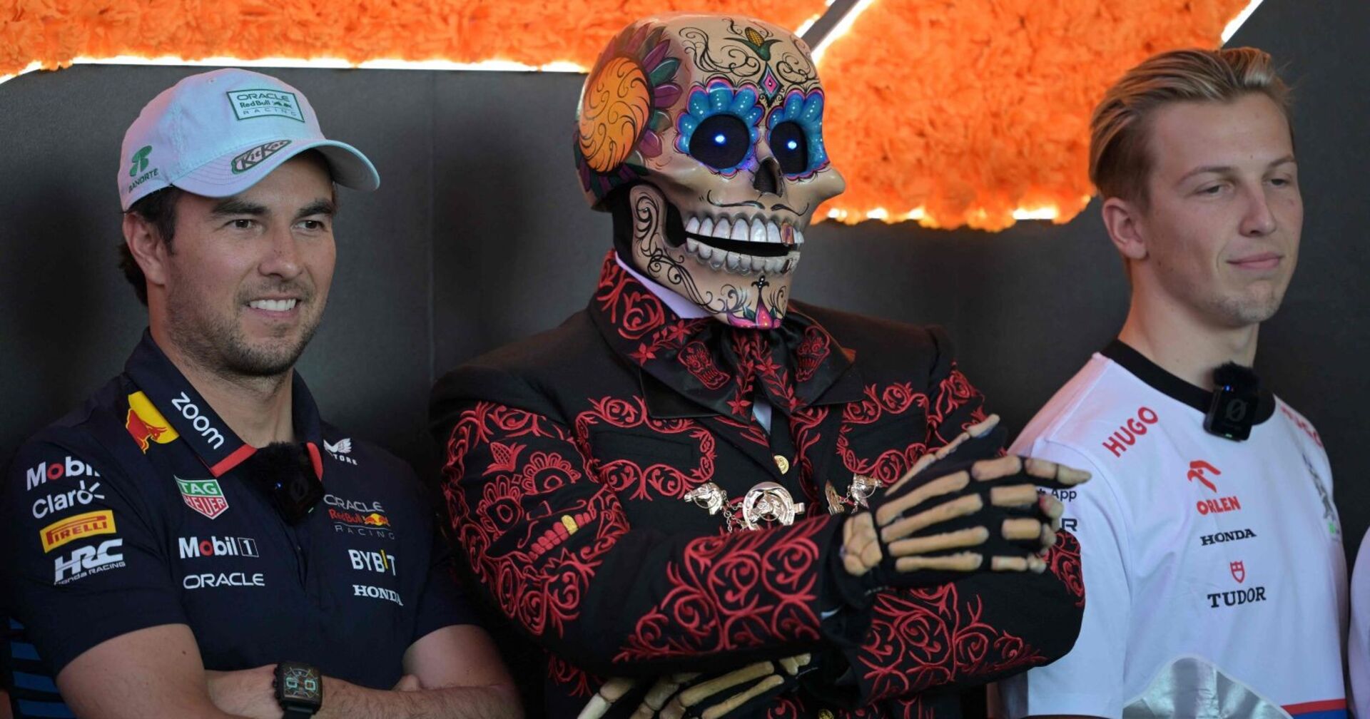 Sergio Perez und Liam Lawson