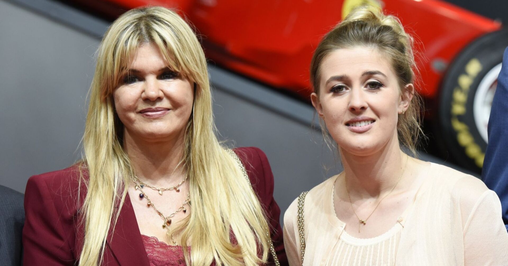 Gina und Corinna Schumacher bei der Verleihung des Staatspreises NRW an Michael Schumacher