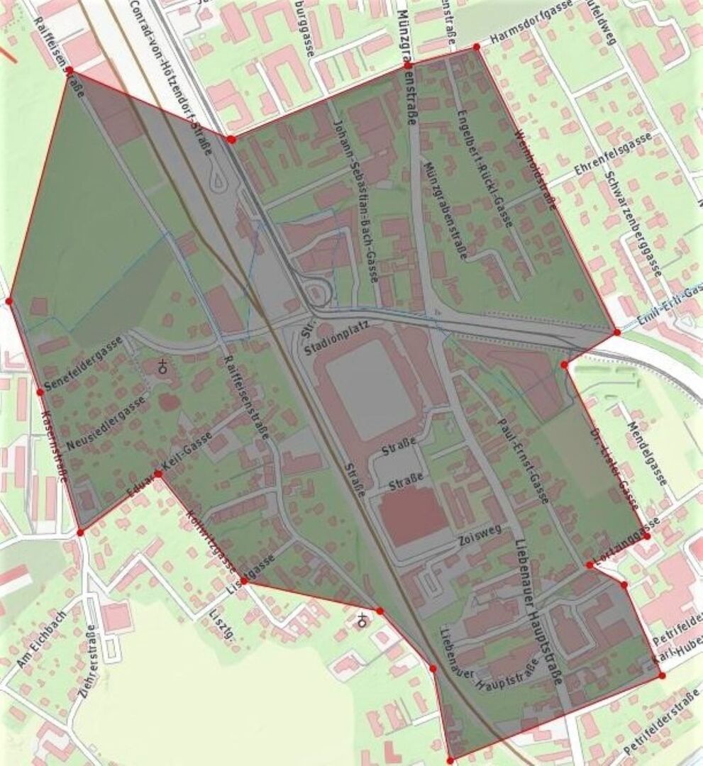 Sicherheitszone in Graz