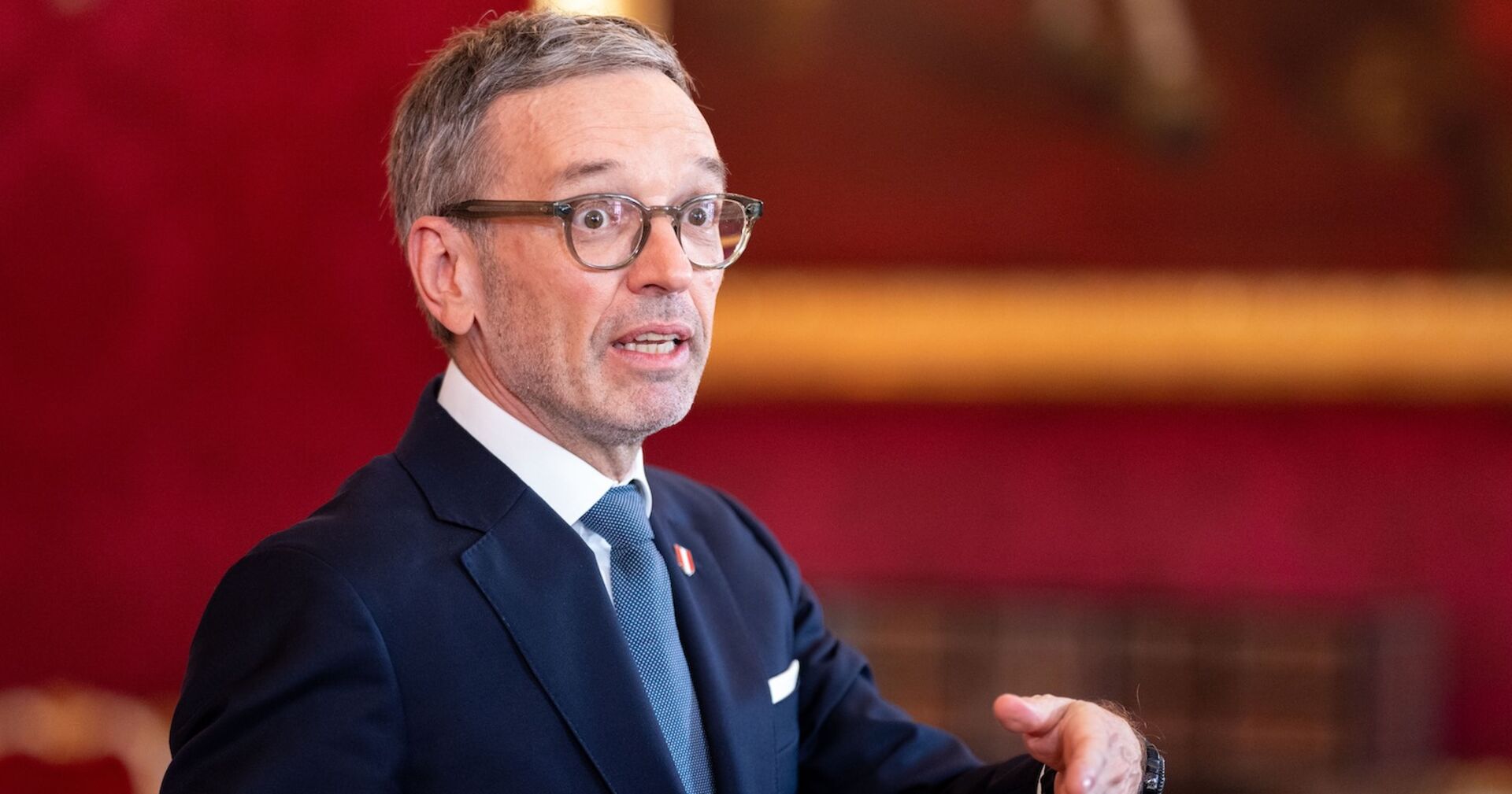 Herbert Kickl in der Hofburg.