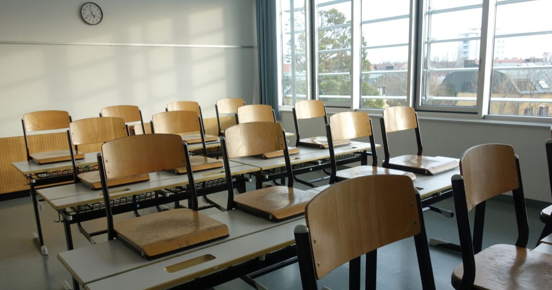 Leeres Klassenzimmer