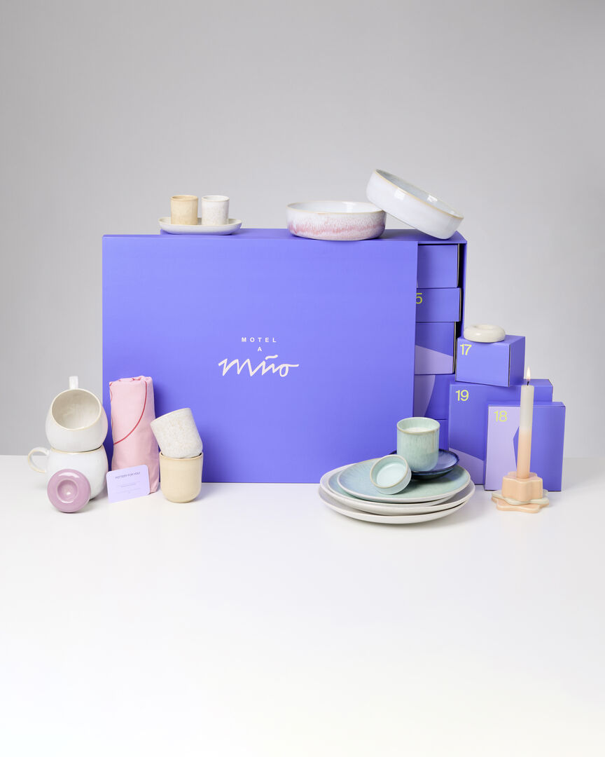 Adventkalender mit Keramik