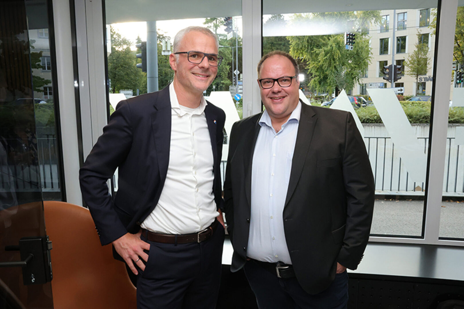 Marco Seitner und Martin Fussenegger (v. li.)
