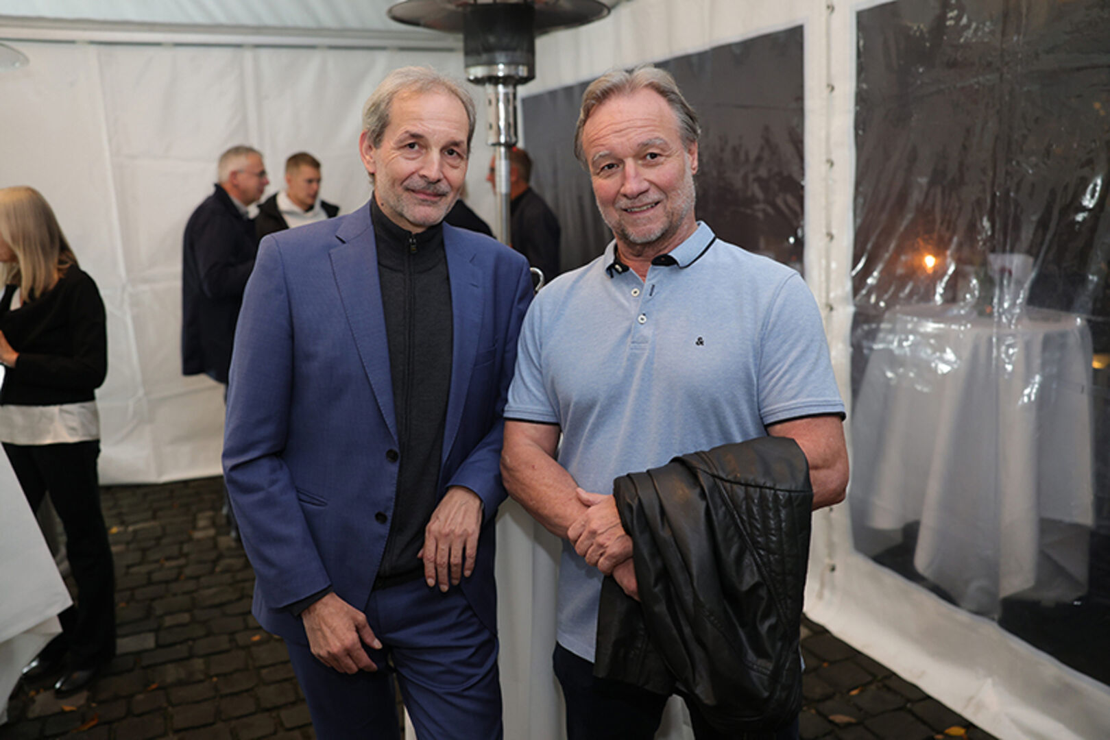 Notar Walter Gögele und Rainer Zortea (Immo) (v. li.)