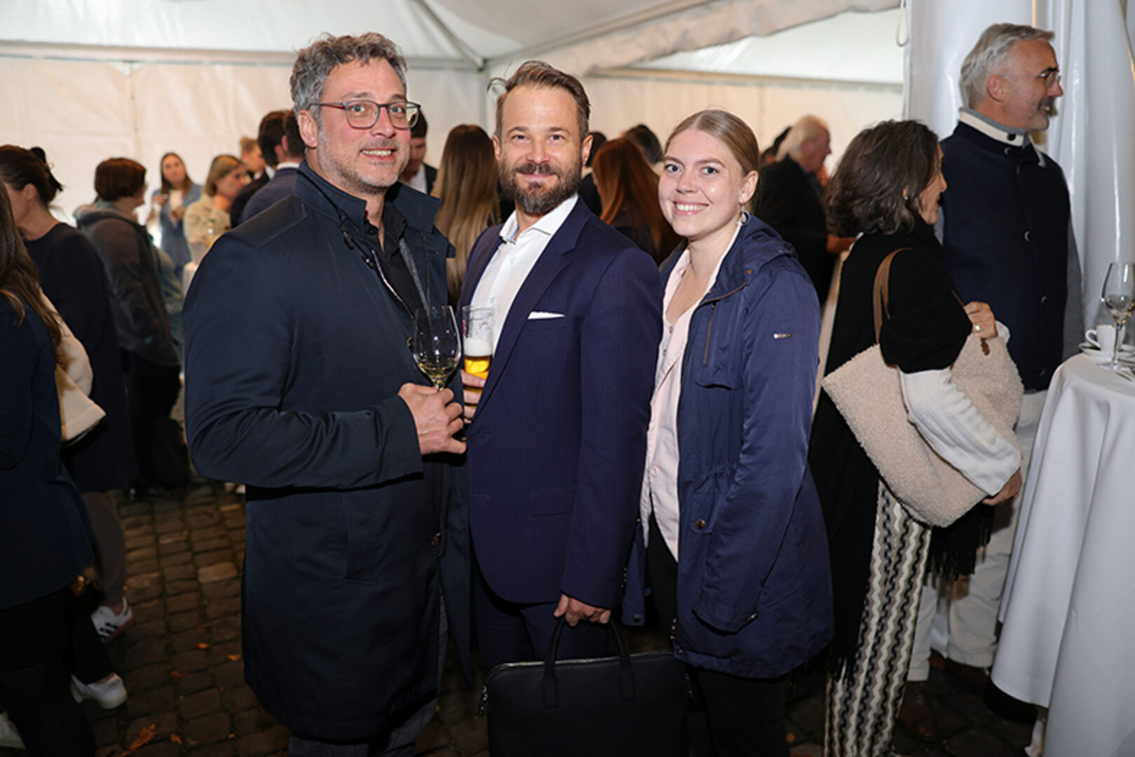 Martin Schüssling, Simon Krüse und Enya Steiner (v. li.)