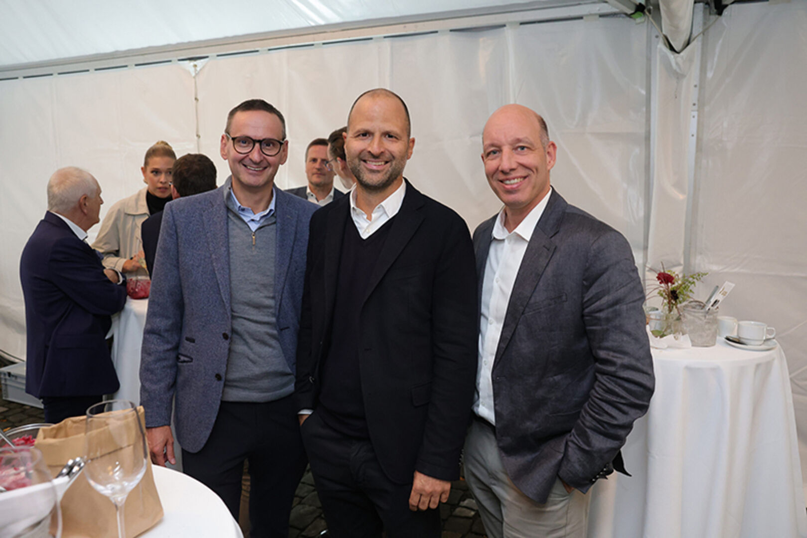 Stefan Ruedl, Marco Tittler, Philippe Rettenbacher (Baumschlager/Eberle) (v .li.)