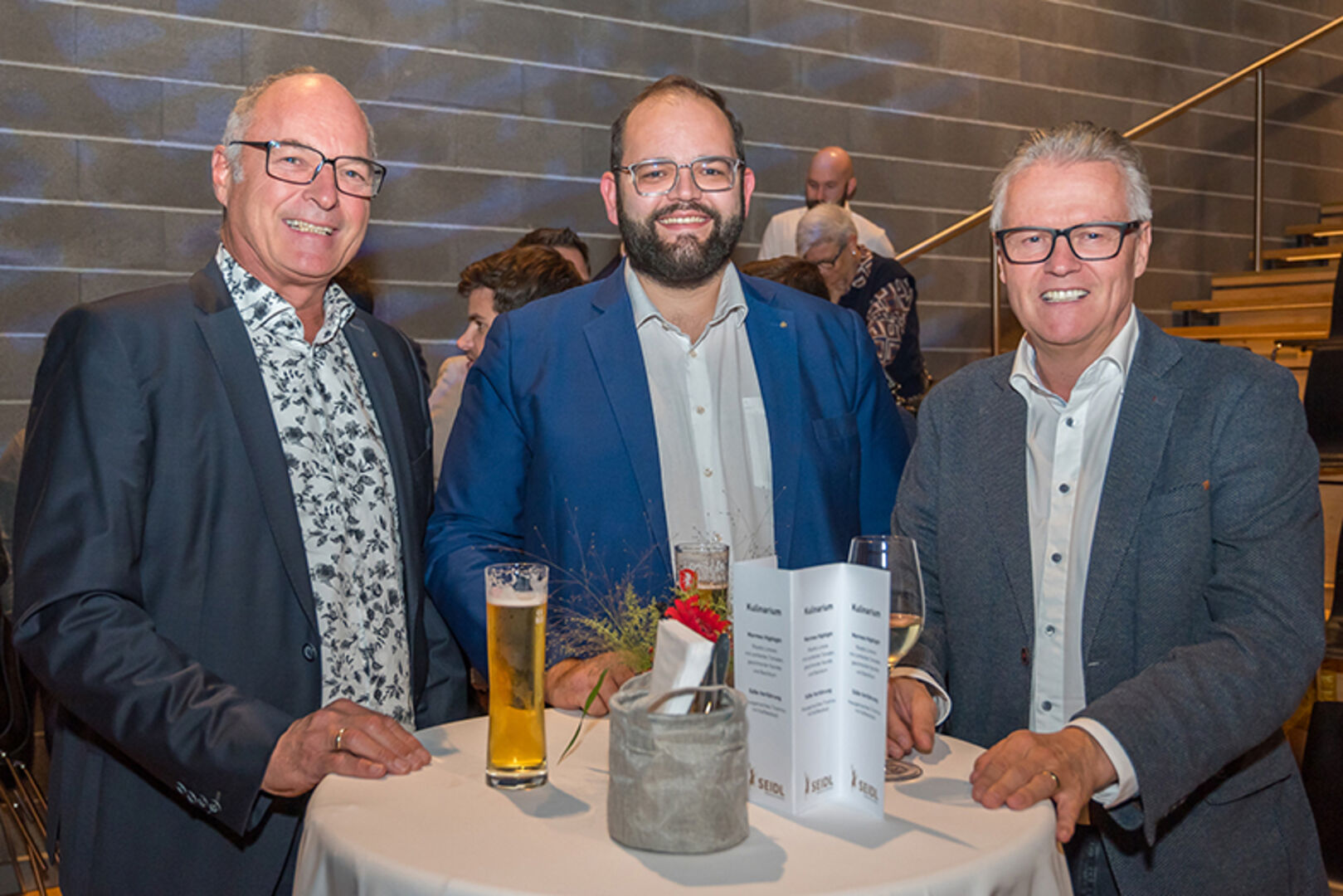 Mag. Sieghard Köberle, Simon Felder und Reinhard Wachter (Versicherung)(v. li.)
