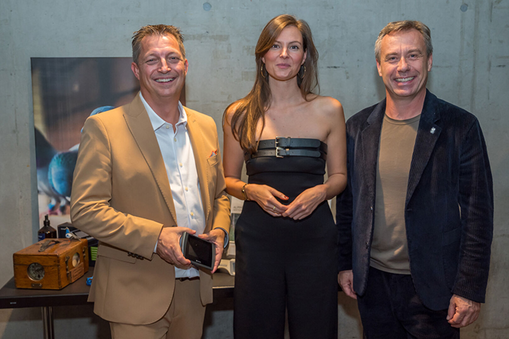 Michael Gantner, Isabella Canaval und Ernst Seidl (v. li.)